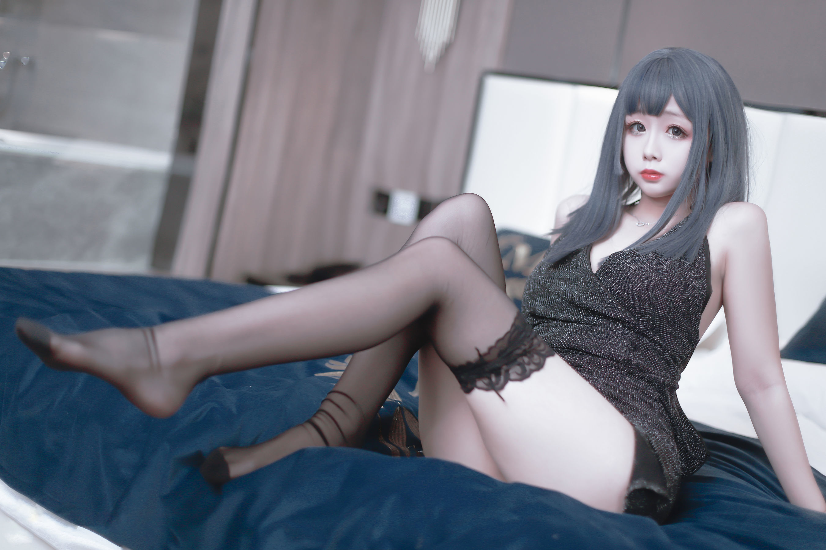 COS Phúc Lợi] Cosplay Nhật Nại Giao - Áo lễ đen