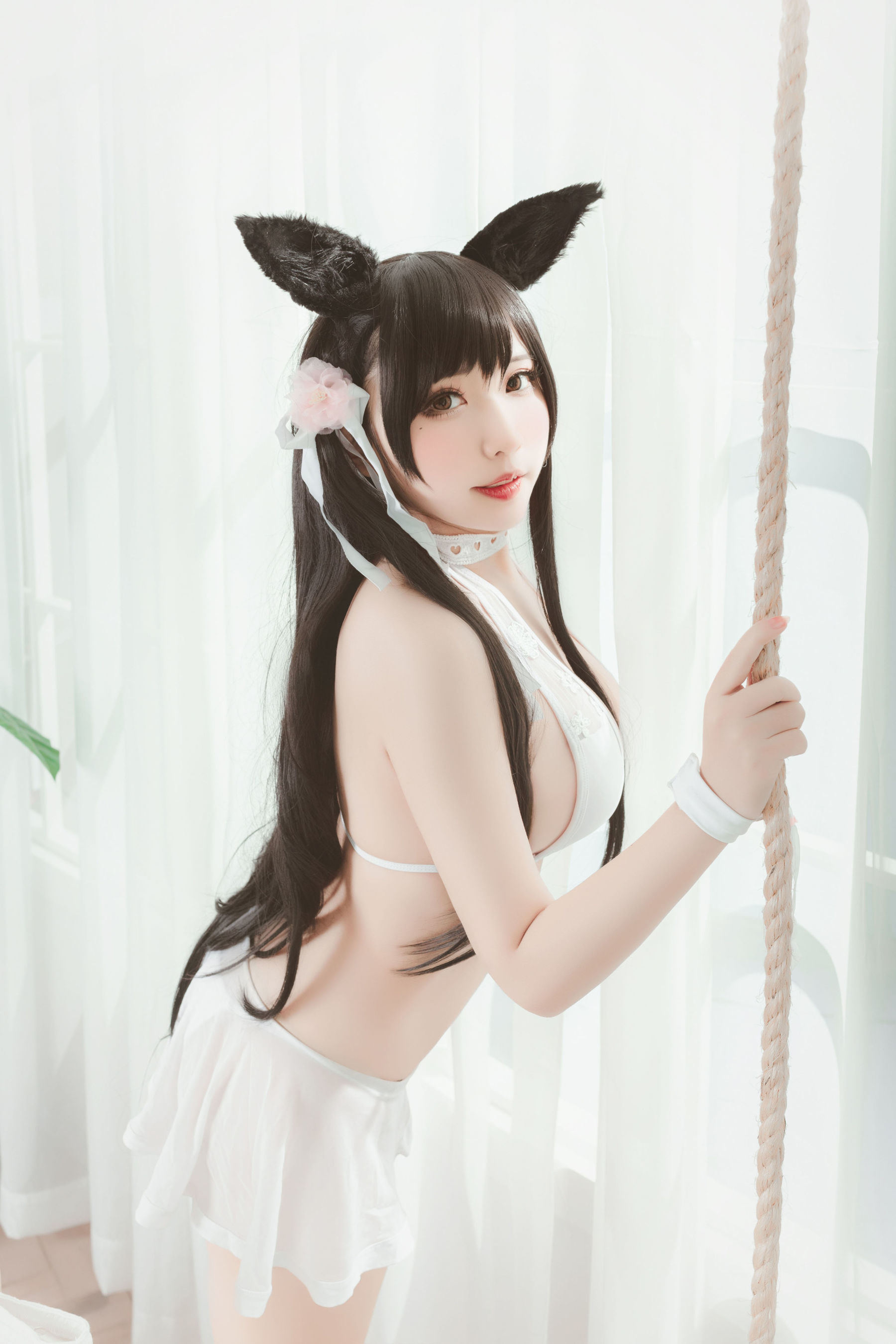 [COS福利] 动漫博主貓田聖奈奈 - 爱宕泳装 盛夏进行曲