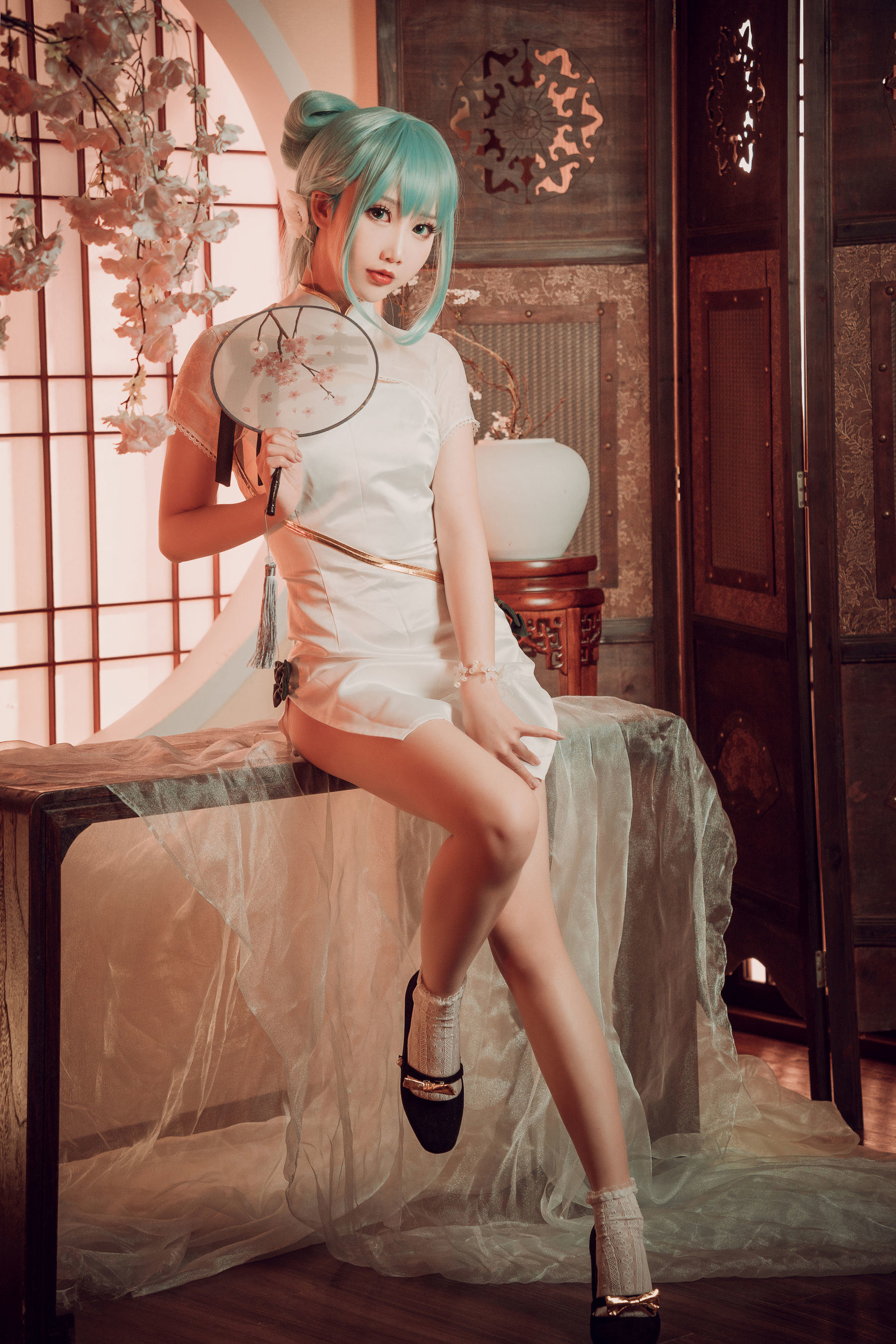COSสวัสดิการ] น่ารักได้รับความนิยม Coser เมี่ยนปิงเซียนเอ๋อ - ฮัตสึเนะ กิโปว