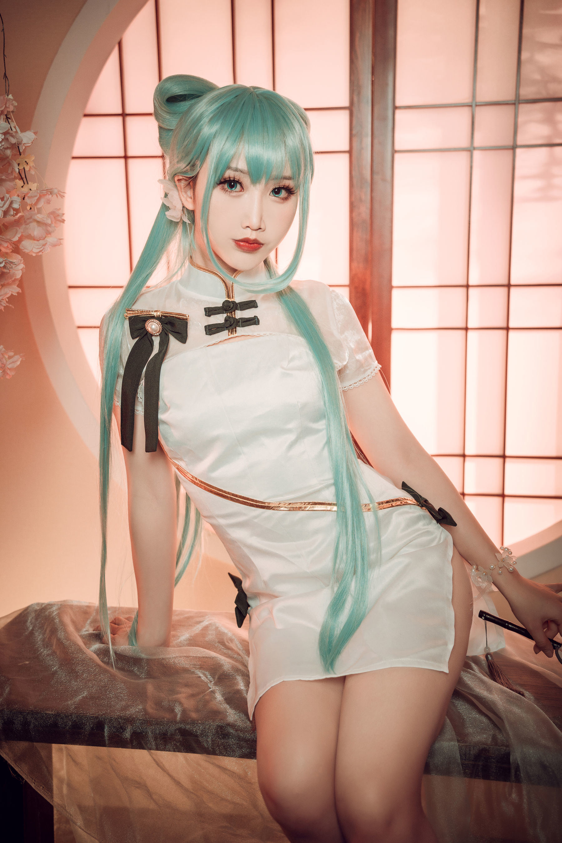 COSสวัสดิการ] น่ารักได้รับความนิยม Coser เมี่ยนปิงเซียนเอ๋อ - ฮัตสึเนะ กิโปว