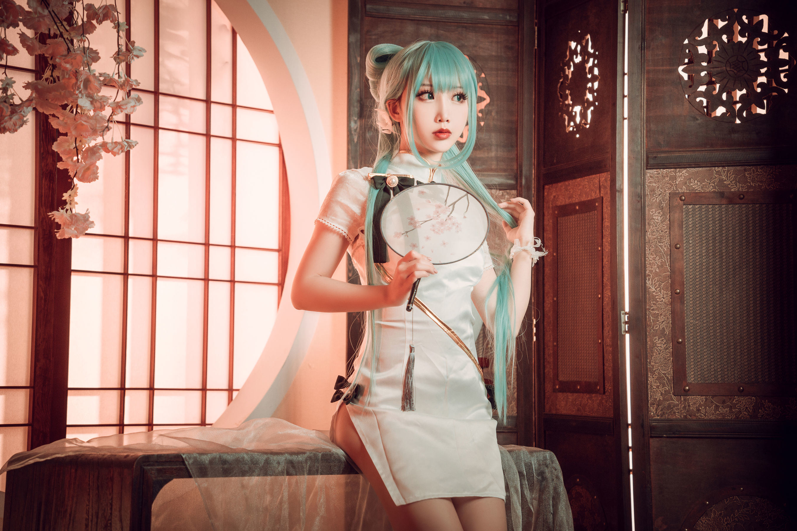 COSสวัสดิการ] น่ารักได้รับความนิยม Coser เมี่ยนปิงเซียนเอ๋อ - ฮัตสึเนะ กิโปว
