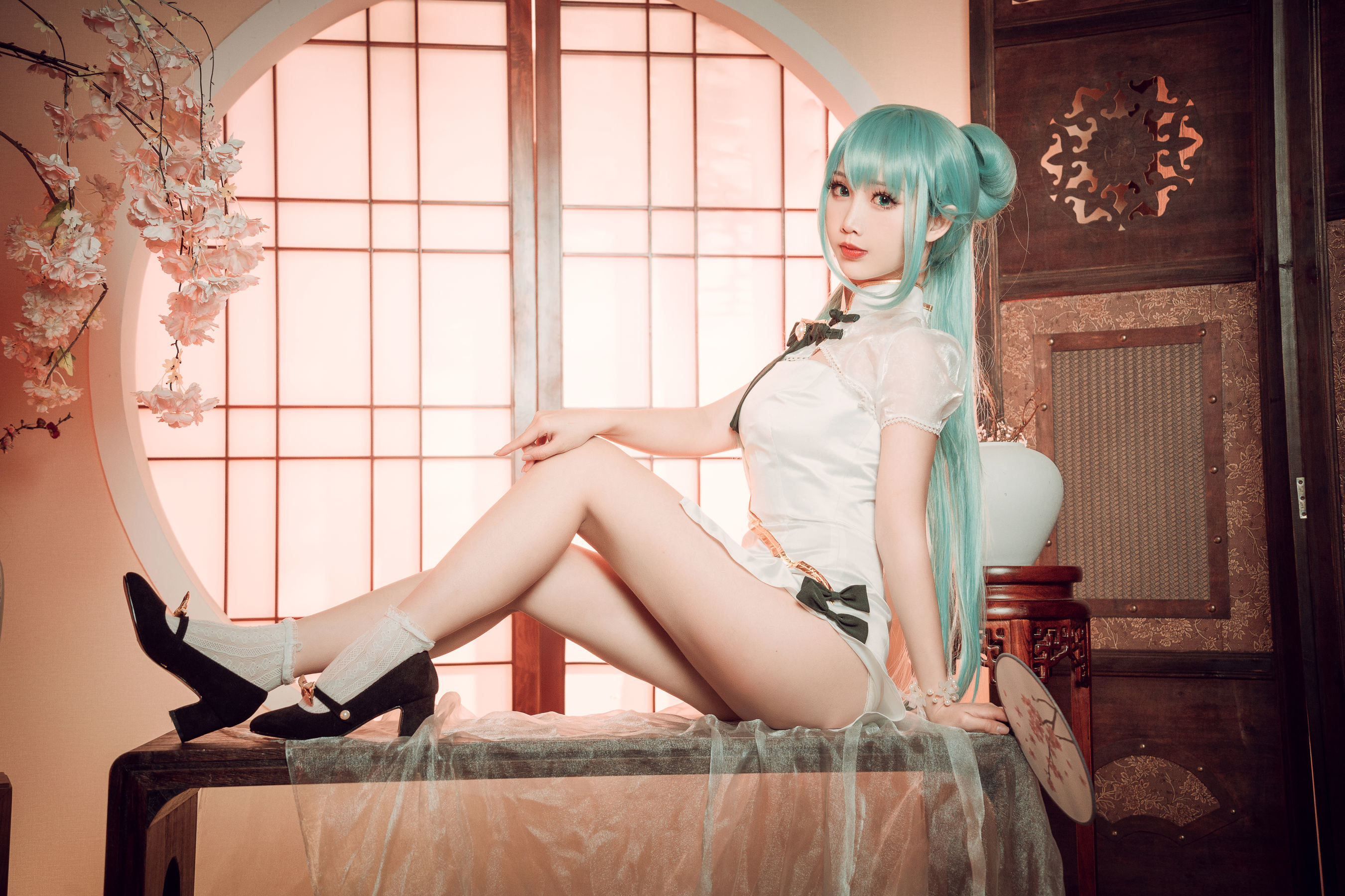 COSสวัสดิการ] น่ารักได้รับความนิยม Coser เมี่ยนปิงเซียนเอ๋อ - ฮัตสึเนะ กิโปว