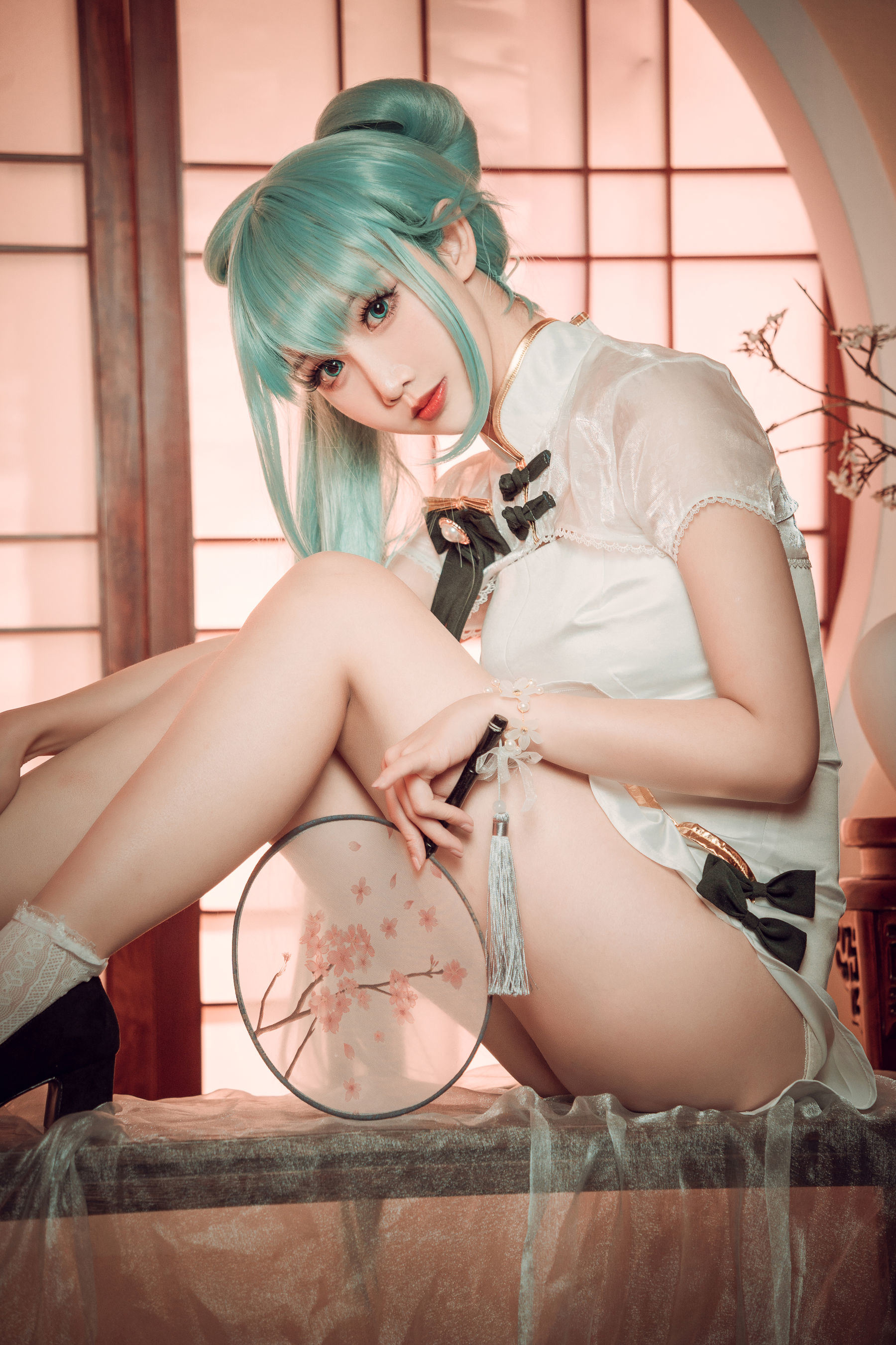 COSสวัสดิการ] น่ารักได้รับความนิยม Coser เมี่ยนปิงเซียนเอ๋อ - ฮัตสึเนะ กิโปว