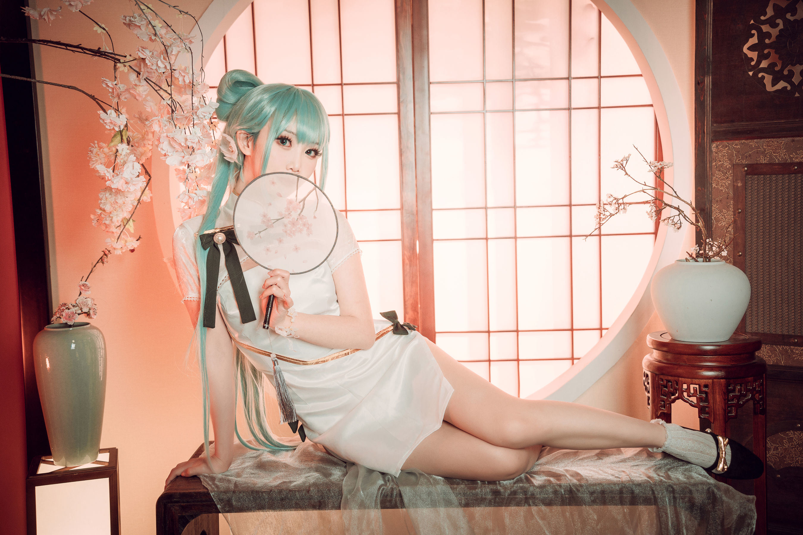 COSสวัสดิการ] น่ารักได้รับความนิยม Coser เมี่ยนปิงเซียนเอ๋อ - ฮัตสึเนะ กิโปว