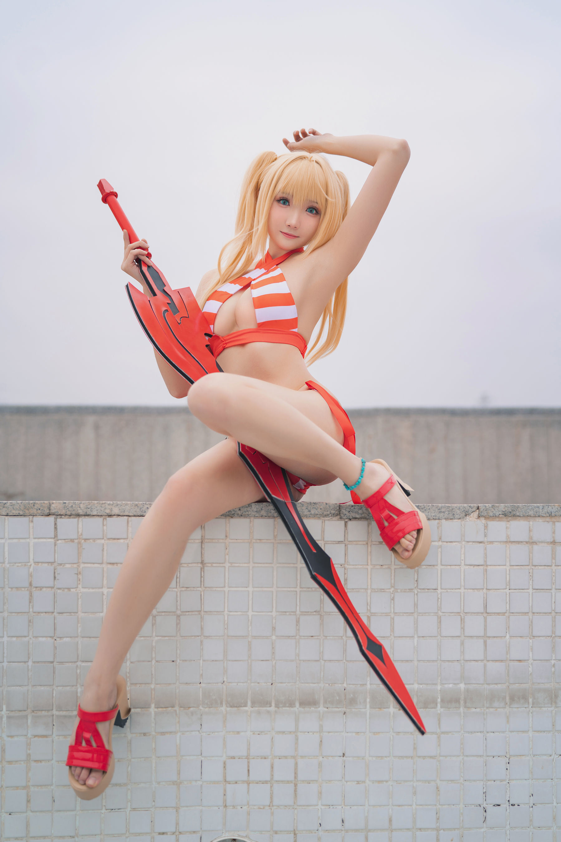 コスプレ特典] コスプレイヤー グアシチャン 特典 - ネロ水着