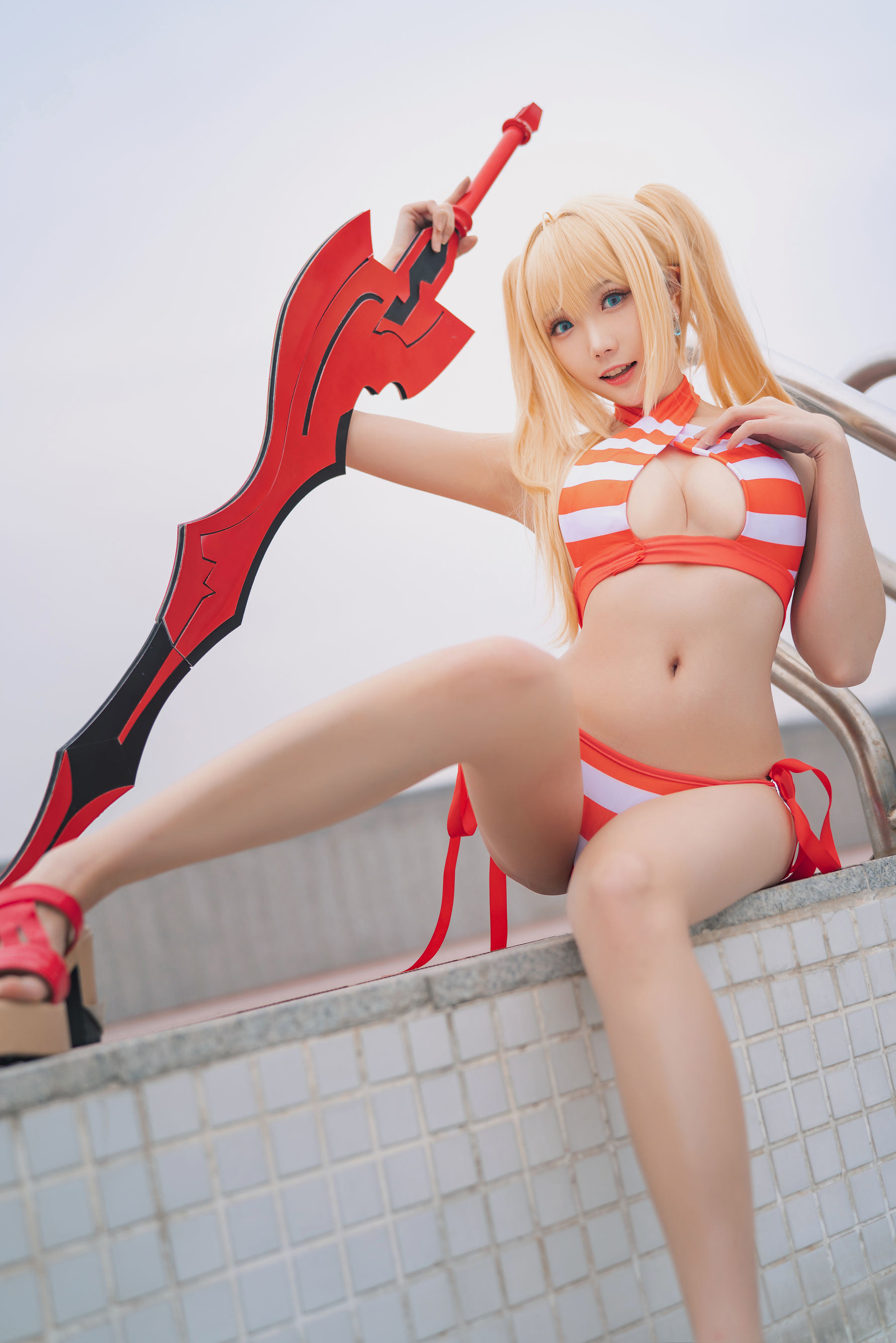 コスプレ特典] コスプレイヤー グアシチャン 特典 - ネロ水着