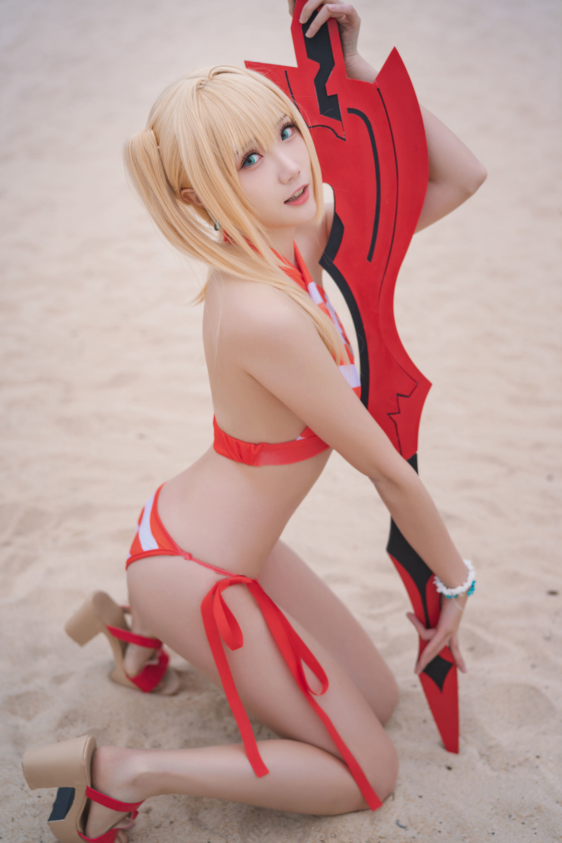コスプレ特典] コスプレイヤー グアシチャン 特典 - ネロ水着