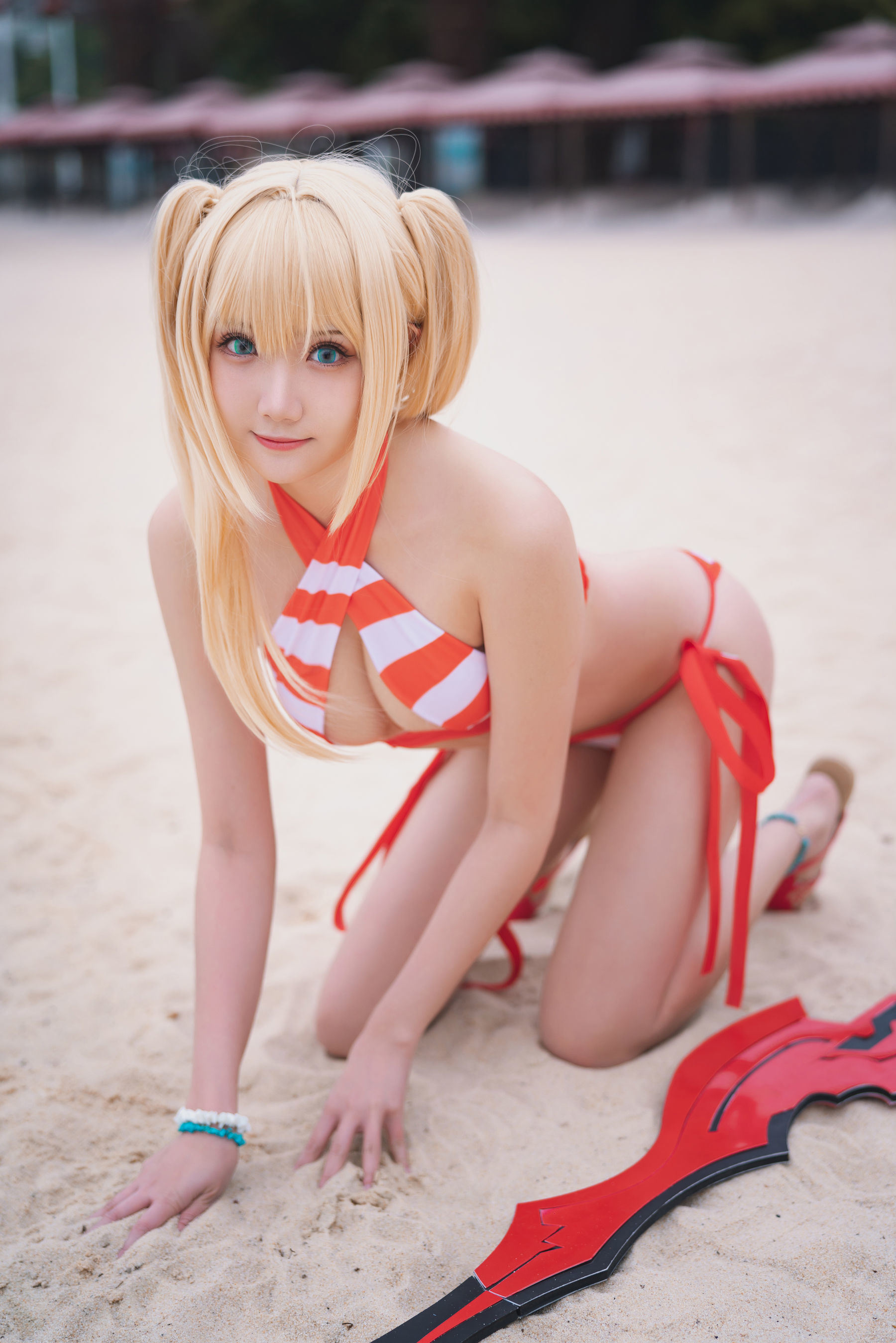コスプレ特典] コスプレイヤー グアシチャン 特典 - ネロ水着