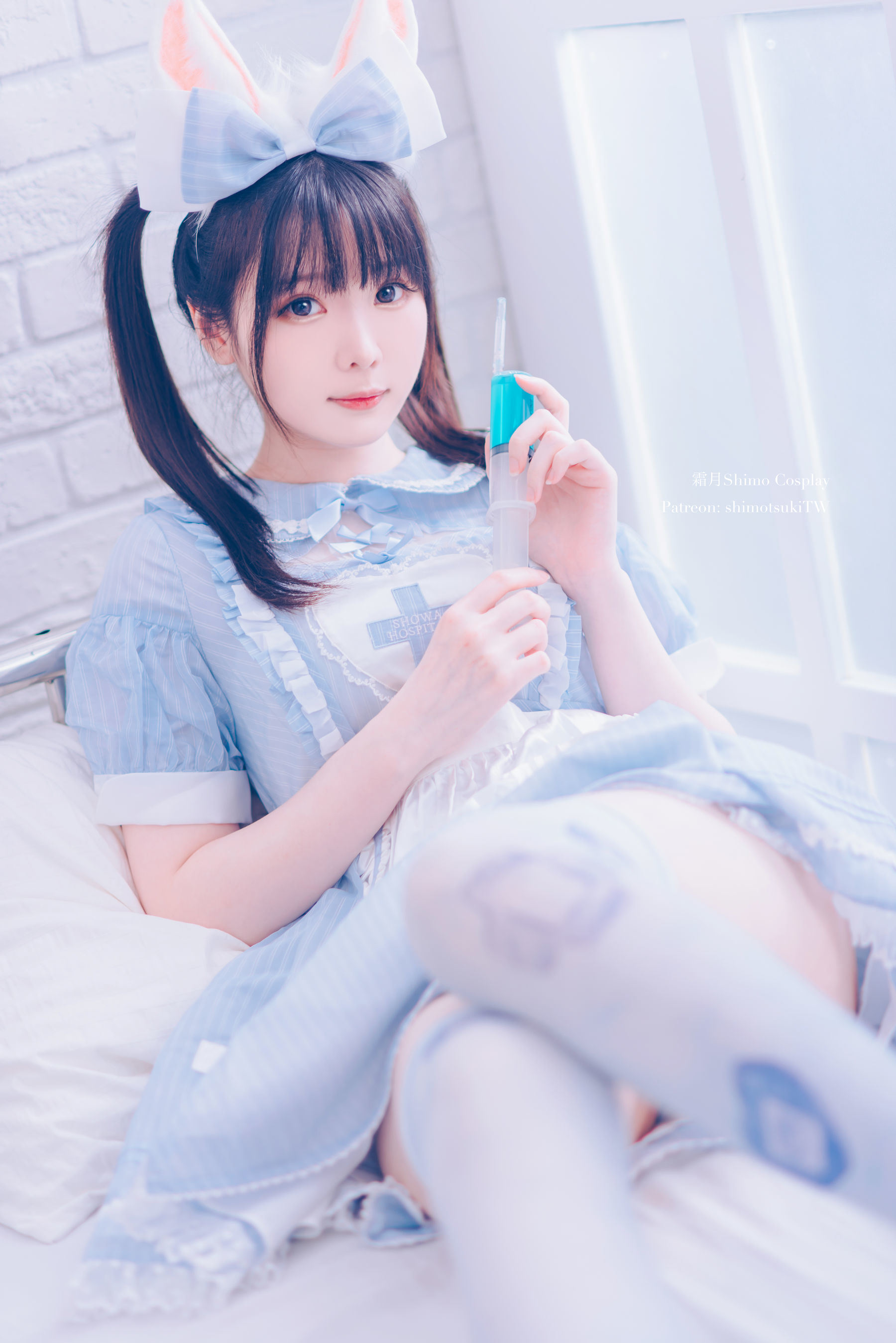 コスプレ福利] ウェイボーの妹子 霜月shimo - メイドスカート