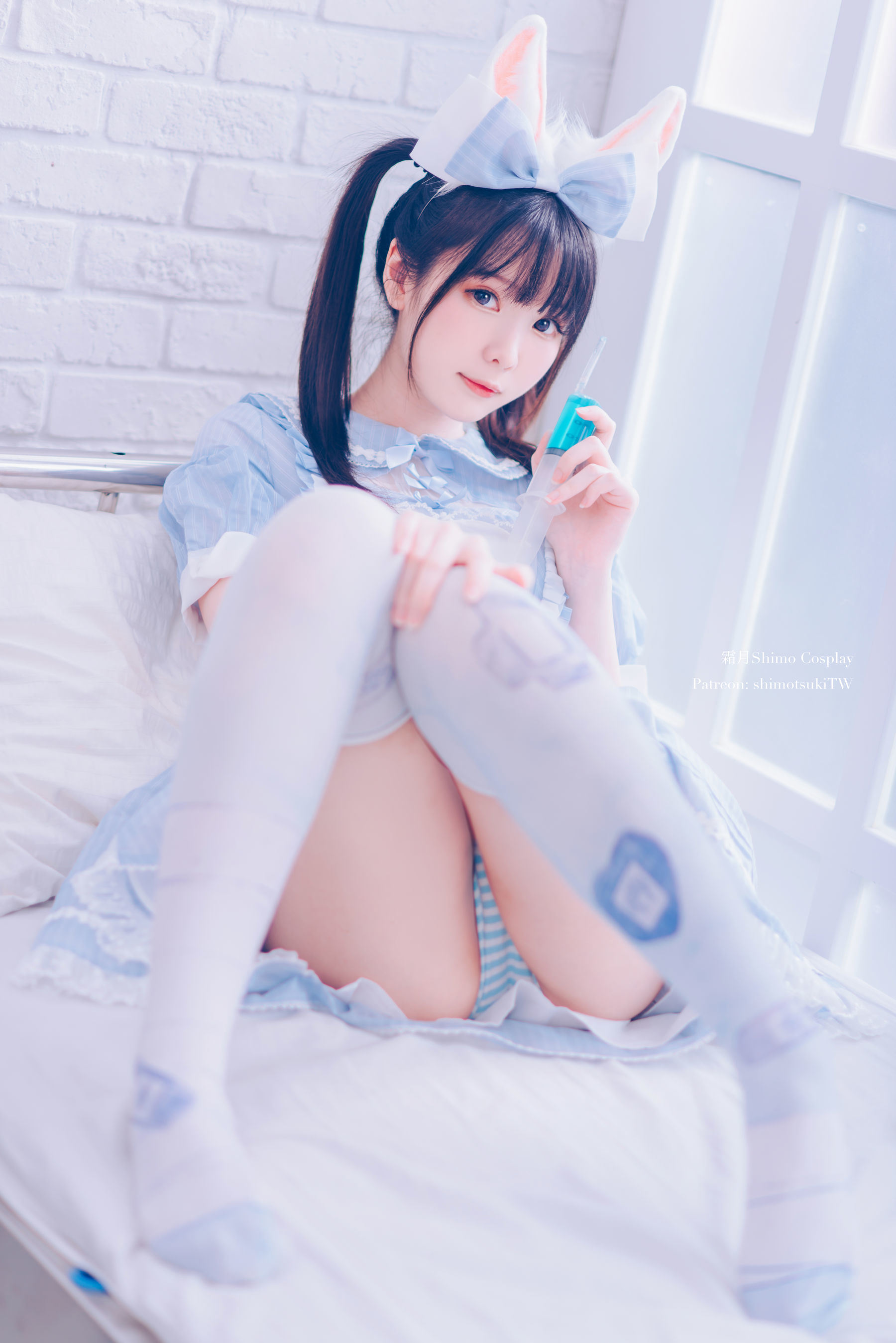 コスプレ福利] ウェイボーの妹子 霜月shimo - メイドスカート