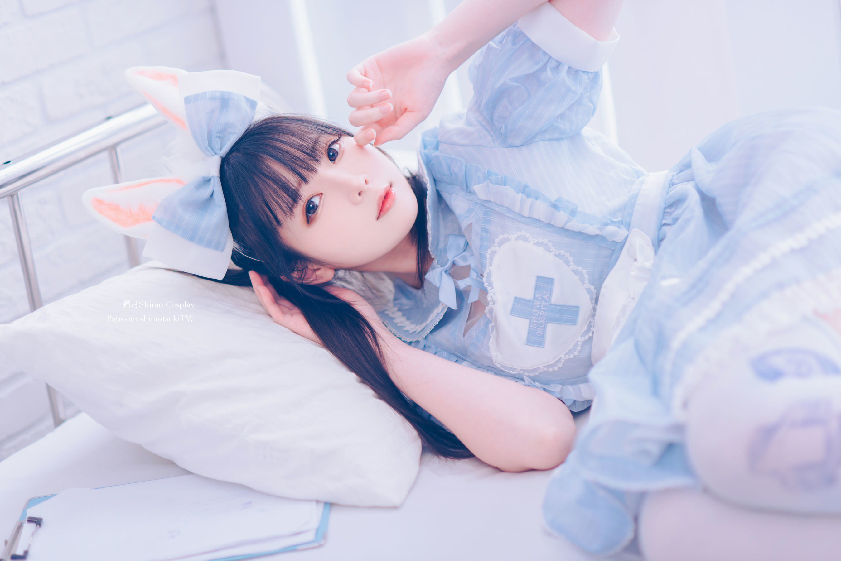 コスプレ福利] ウェイボーの妹子 霜月shimo - メイドスカート