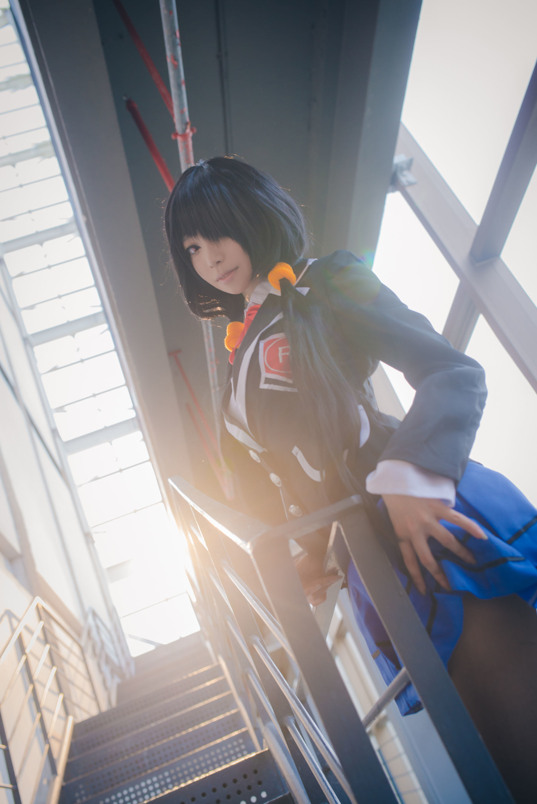 COS Phúc lợi] Coser Chân dài Thanh Thanh Tử Js - Kurumi Trang phục trường học