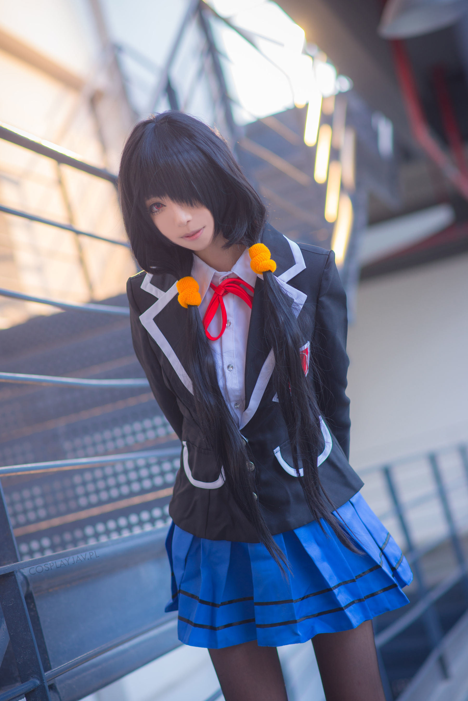 COS Phúc lợi] Coser Chân dài Thanh Thanh Tử Js - Kurumi Trang phục trường học