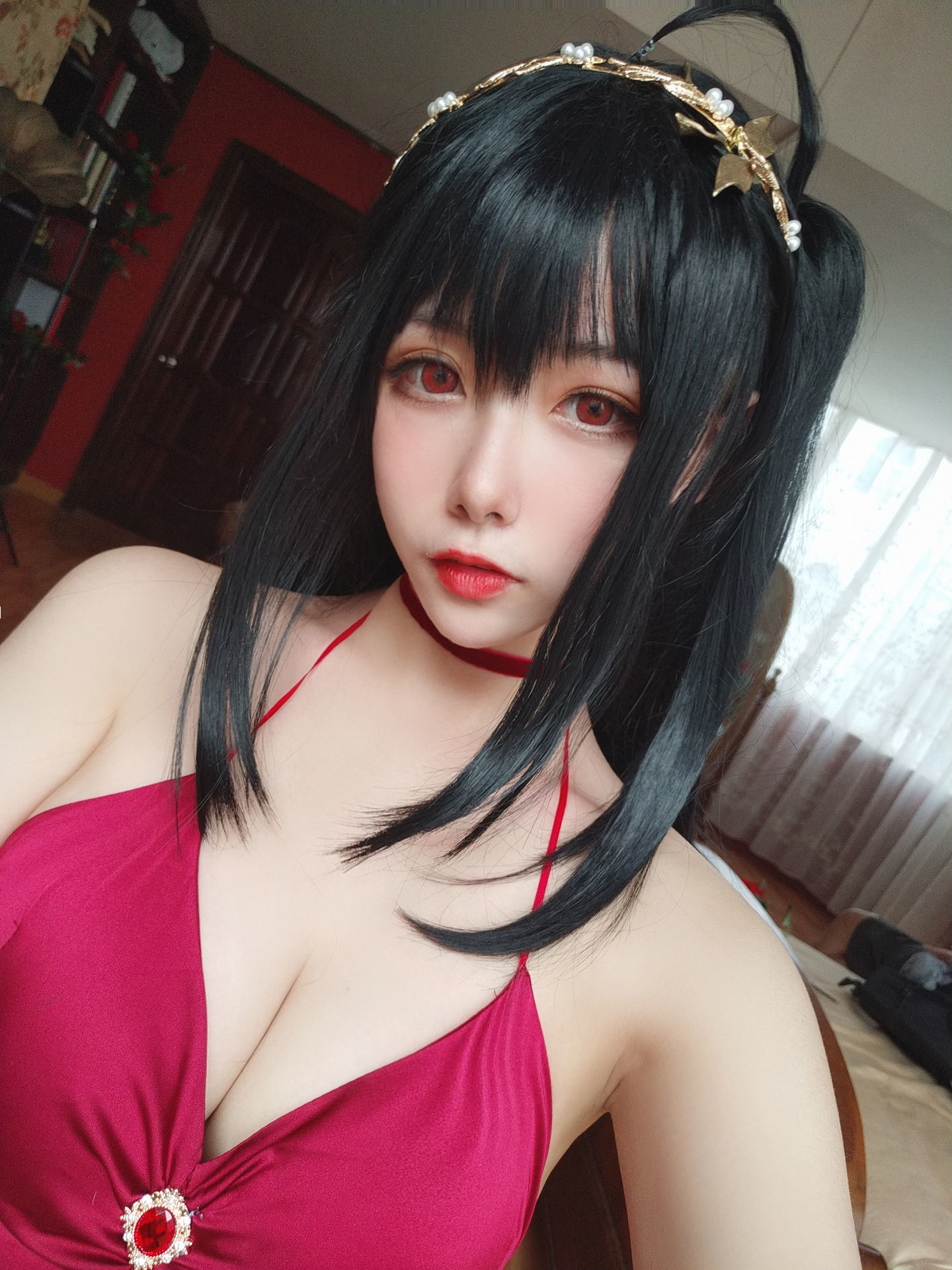 COS 혜택] 웨이보 소녀 모모코 아오이 - 대풍의 셀카
