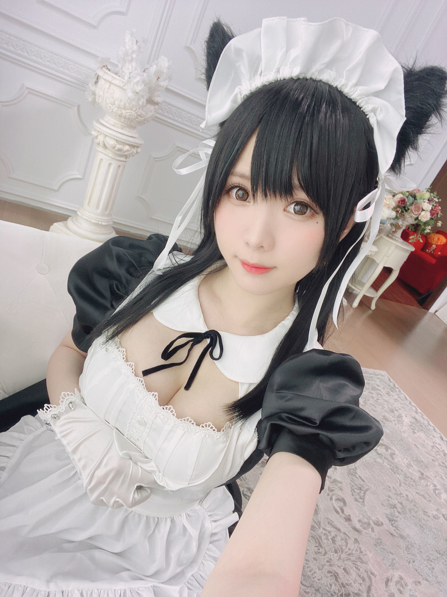 COS Phúc Lợi] Weibo Cô Gái Shimo - Atago Nữ Hầu