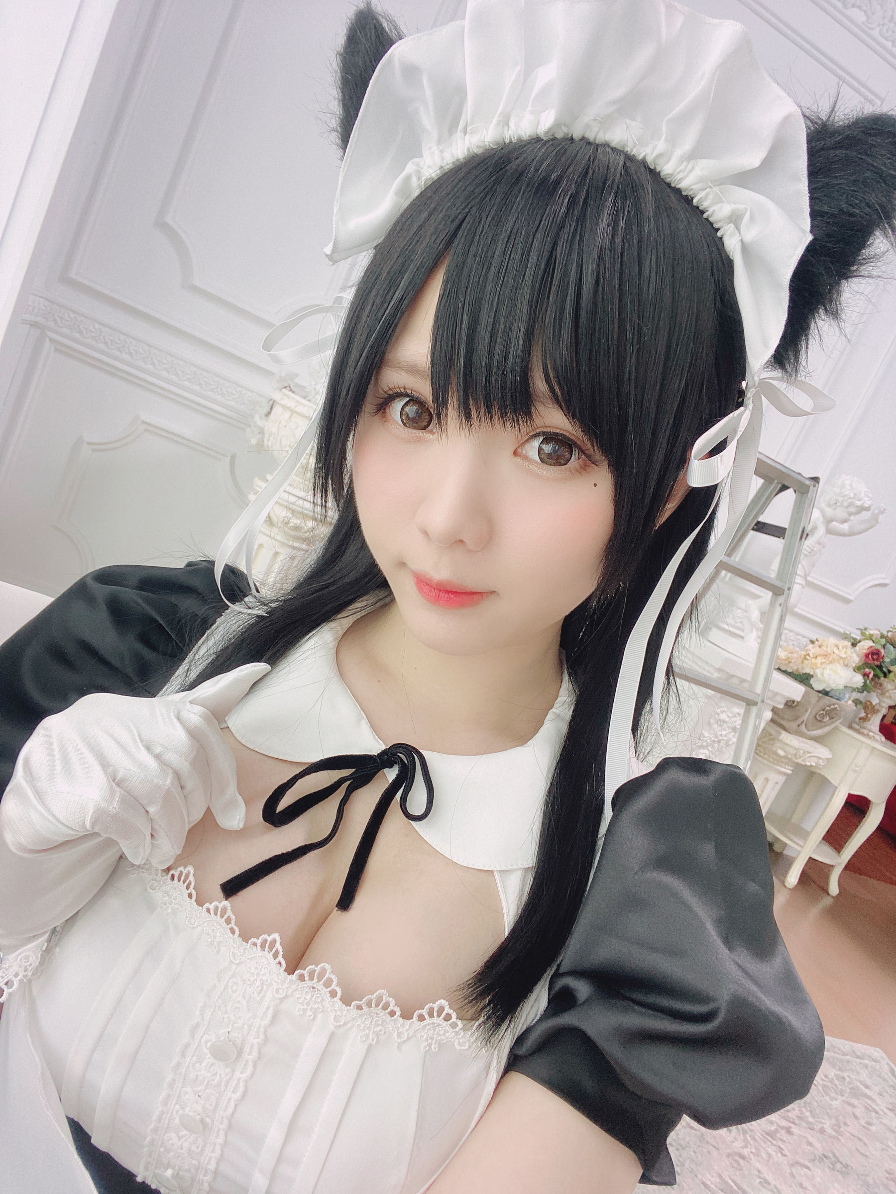 COS Phúc Lợi] Weibo Cô Gái Shimo - Atago Nữ Hầu