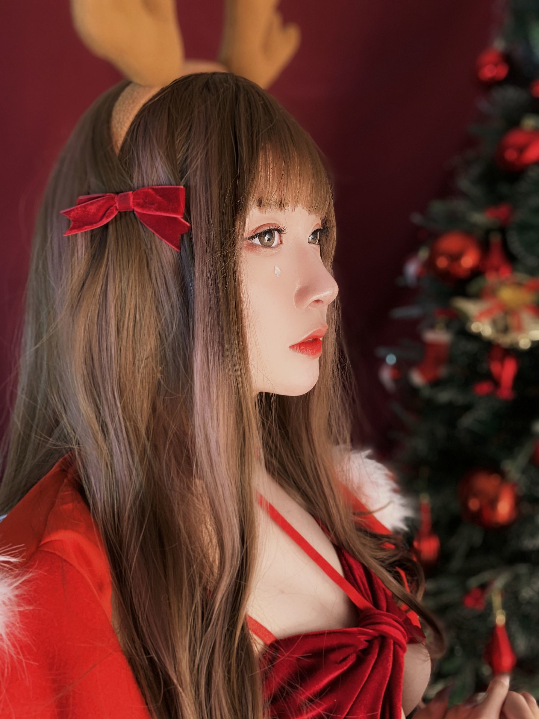 COS Welfare] Busty Cat Nine-chan Sakura - Christmas Special