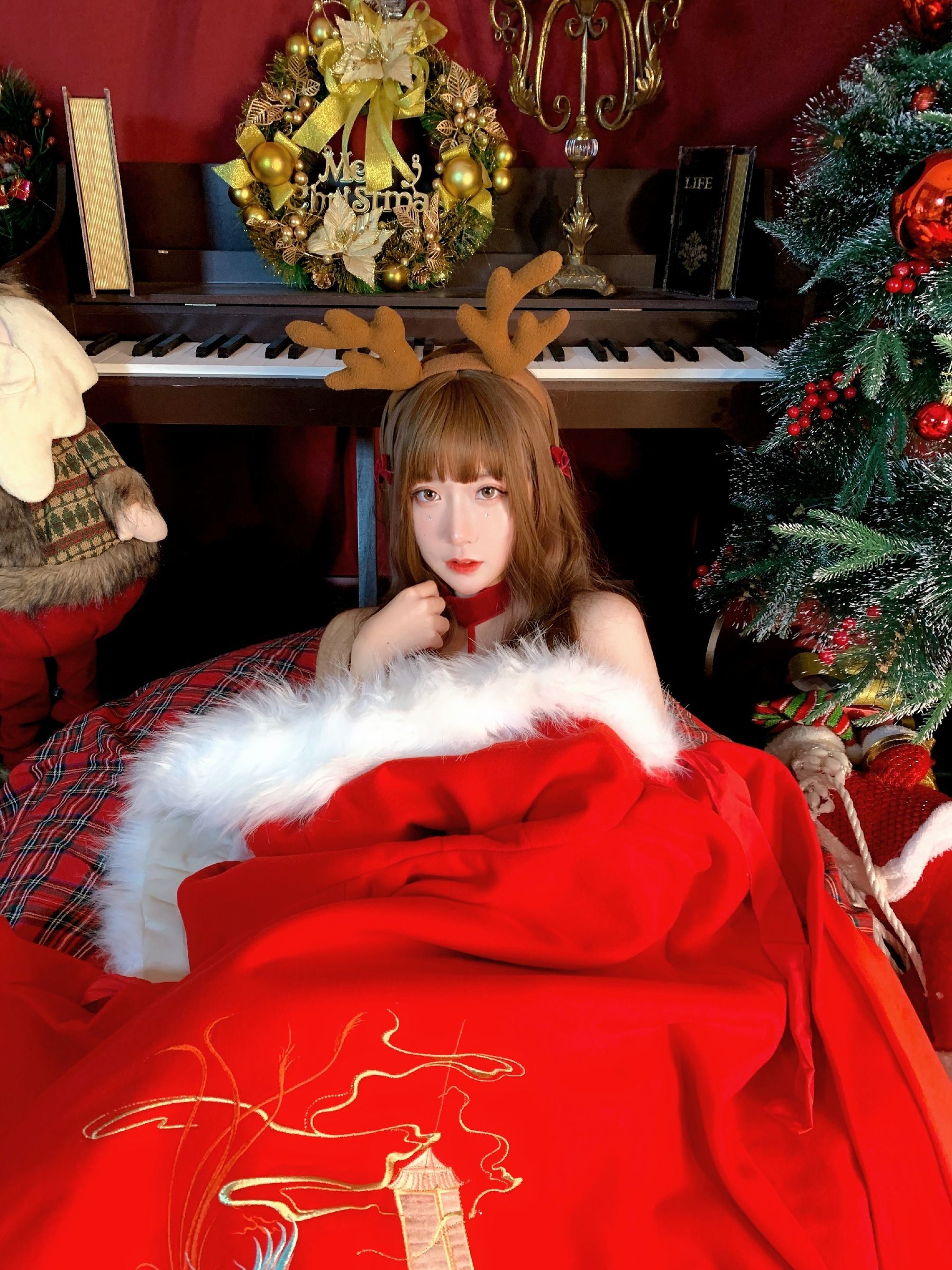COS Welfare] Busty Cat Nine-chan Sakura - Christmas Special