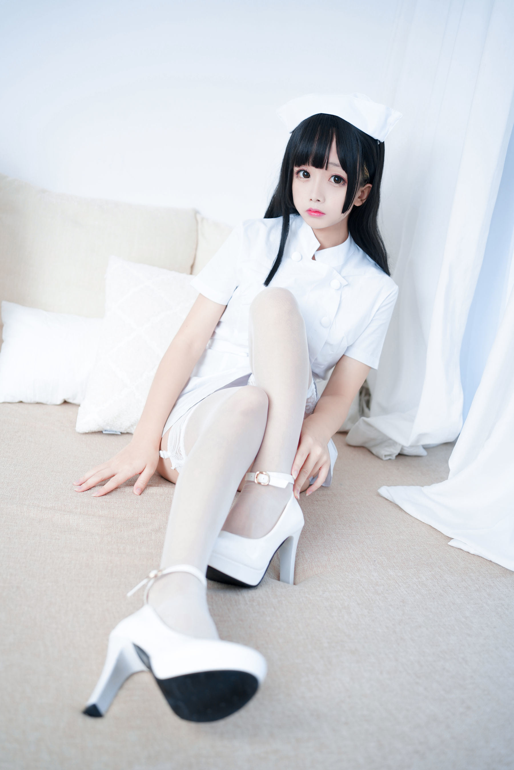 [COS福利] Cosplay日奈娇 - 纯白护士