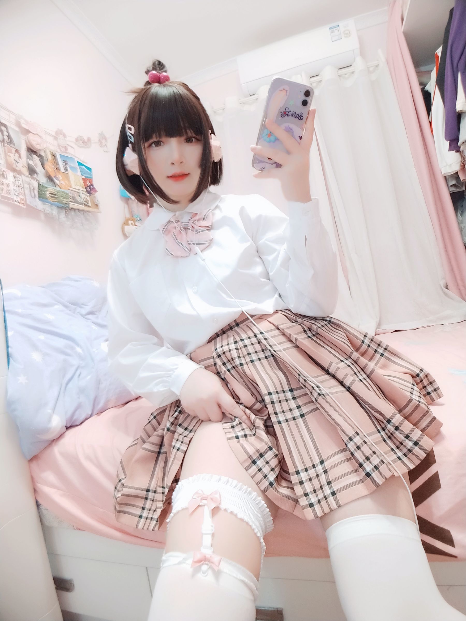 COSฟู๋ลี่] สาวสวยสองมิติ ฟุรุคาวะ คางุระ - ถุงน่องขาว JK