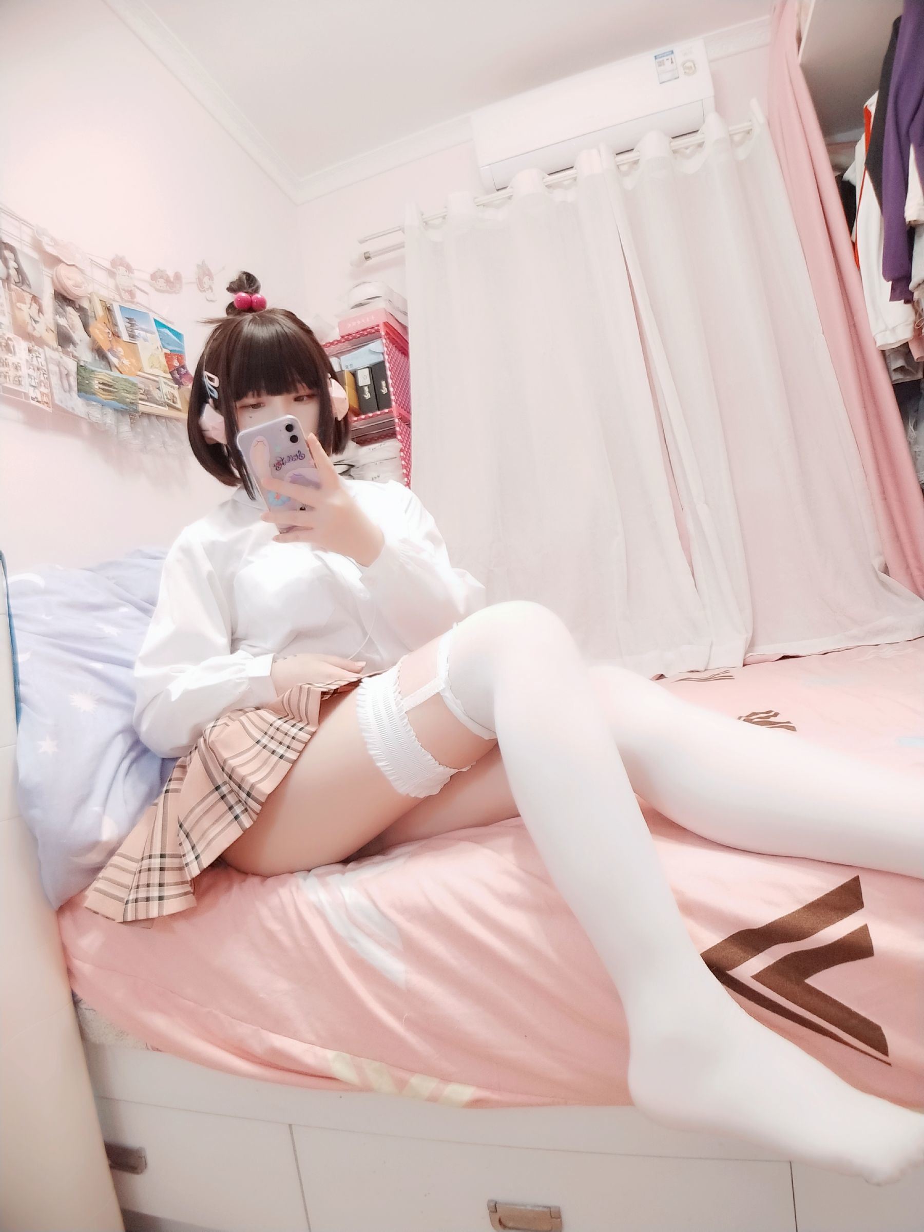 COSฟู๋ลี่] สาวสวยสองมิติ ฟุรุคาวะ คางุระ - ถุงน่องขาว JK