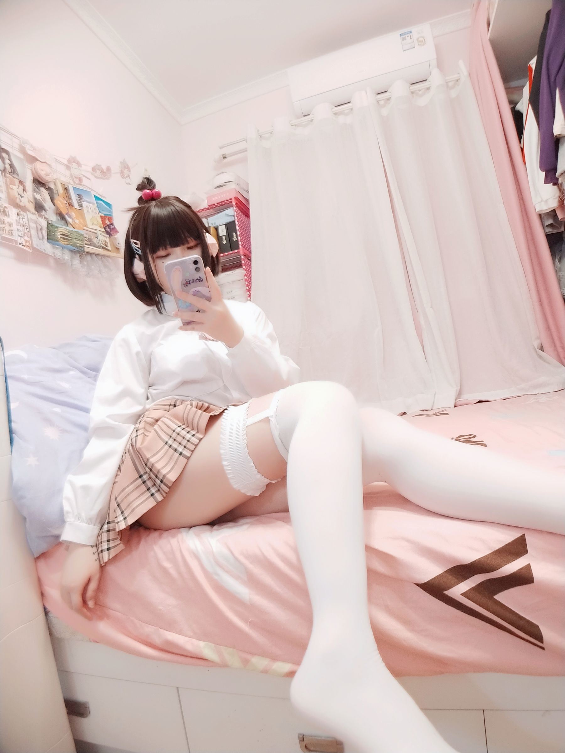 COSฟู๋ลี่] สาวสวยสองมิติ ฟุรุคาวะ คางุระ - ถุงน่องขาว JK