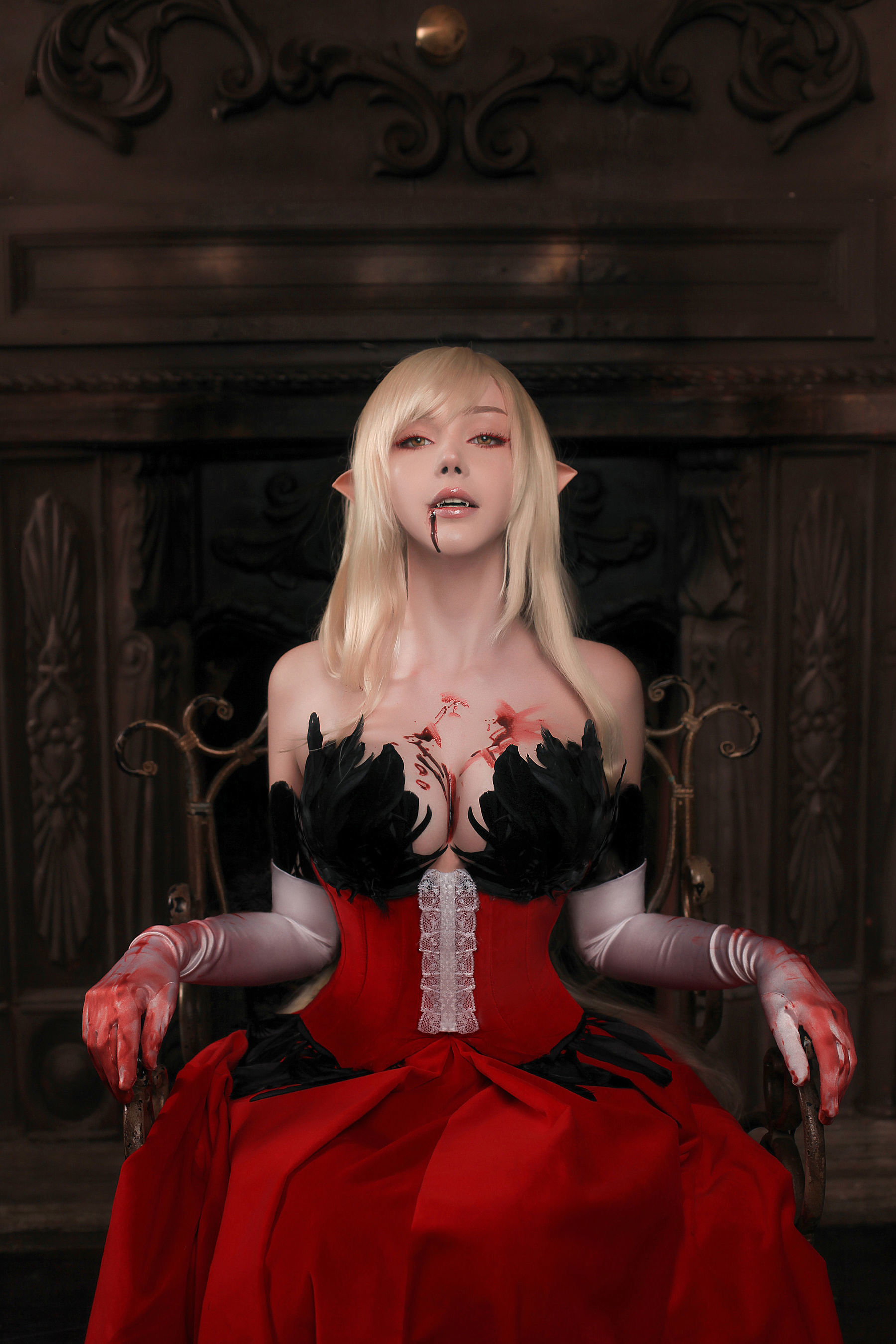 COSเพลย์ ฟูหลี่] สาวสวยต่างชาติ SayaTheFox - โอชิโนะ ชิโนบุ