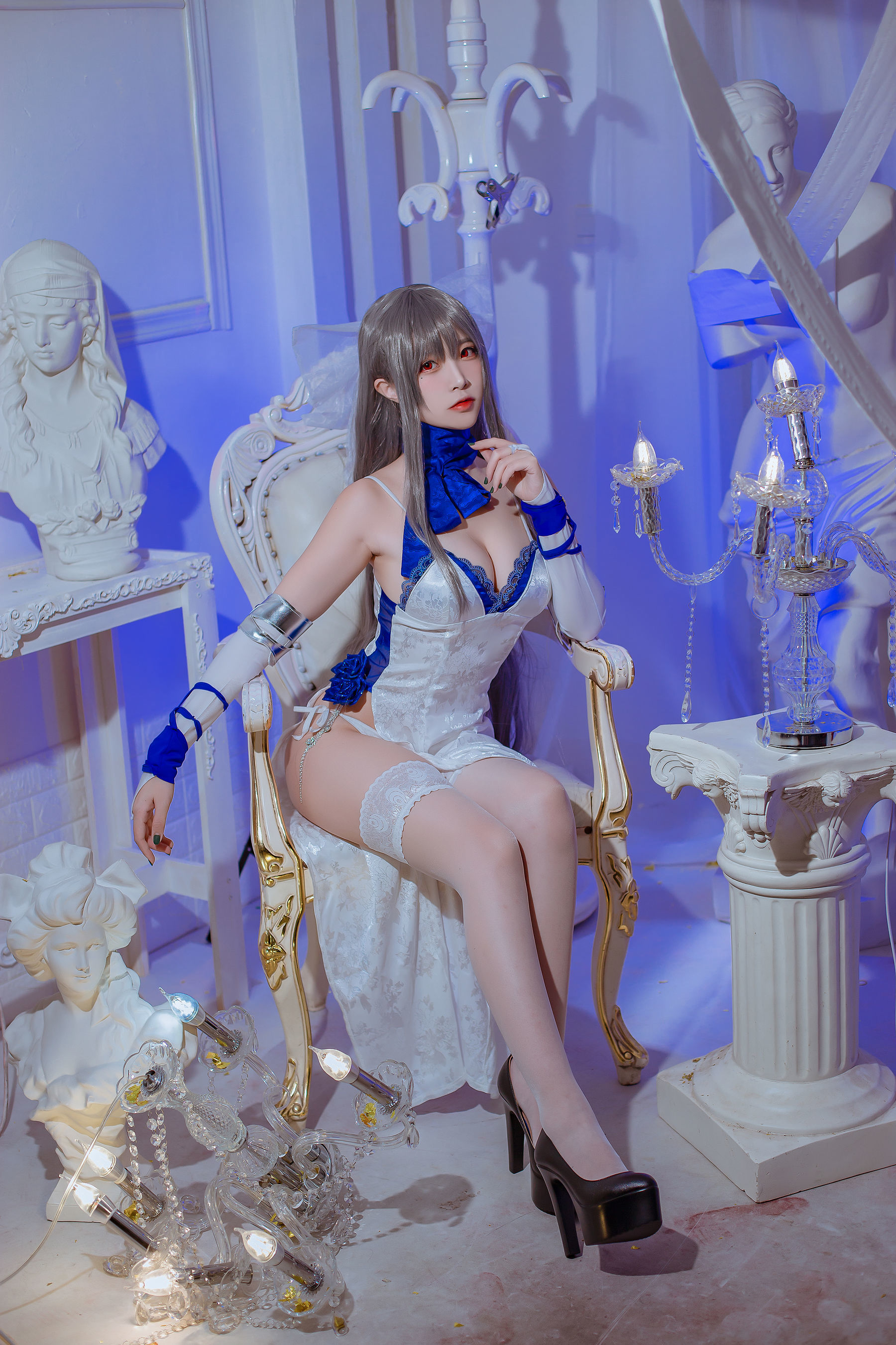 COSเบเนฟิต] Coser ยอดนิยม เอ๋อจั่ว นิซา - อัซเซอร์ เลน ชุดของ หลุยส์ที่เก้า