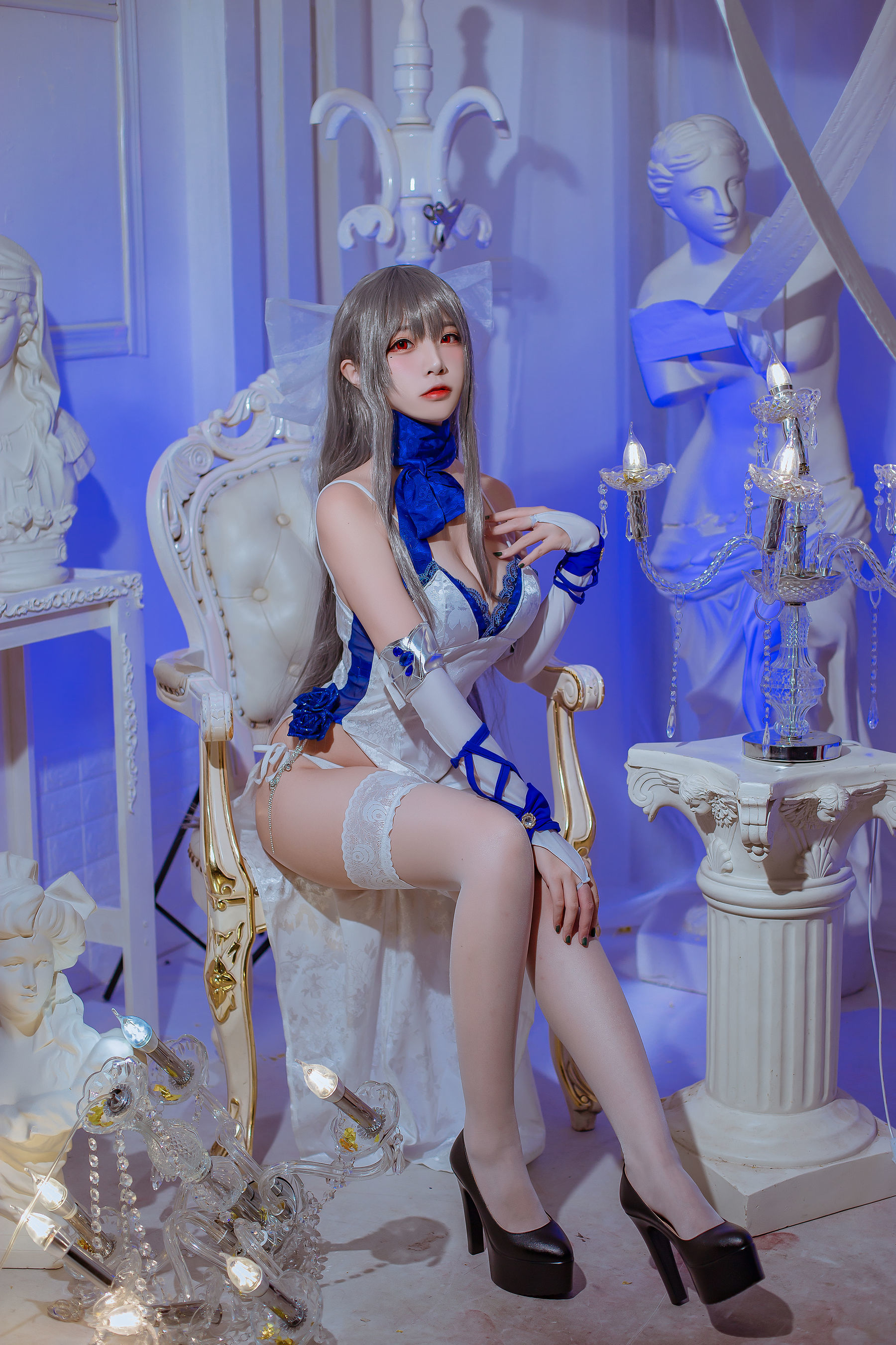 COSเบเนฟิต] Coser ยอดนิยม เอ๋อจั่ว นิซา - อัซเซอร์ เลน ชุดของ หลุยส์ที่เก้า