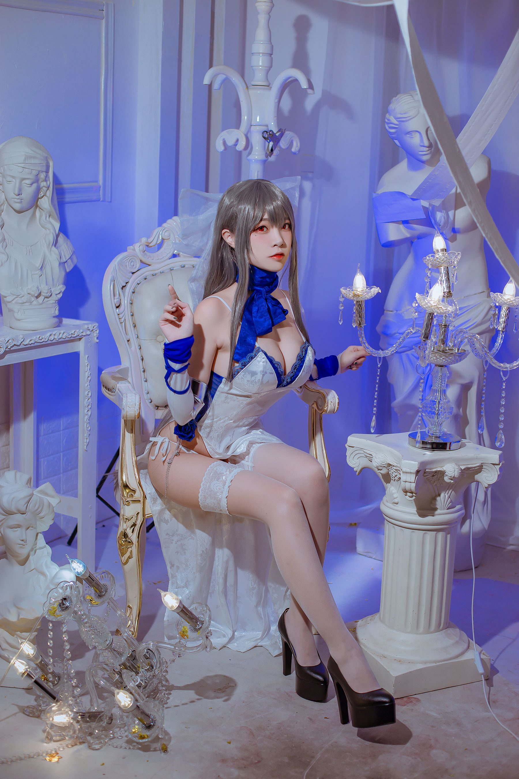 COSเบเนฟิต] Coser ยอดนิยม เอ๋อจั่ว นิซา - อัซเซอร์ เลน ชุดของ หลุยส์ที่เก้า