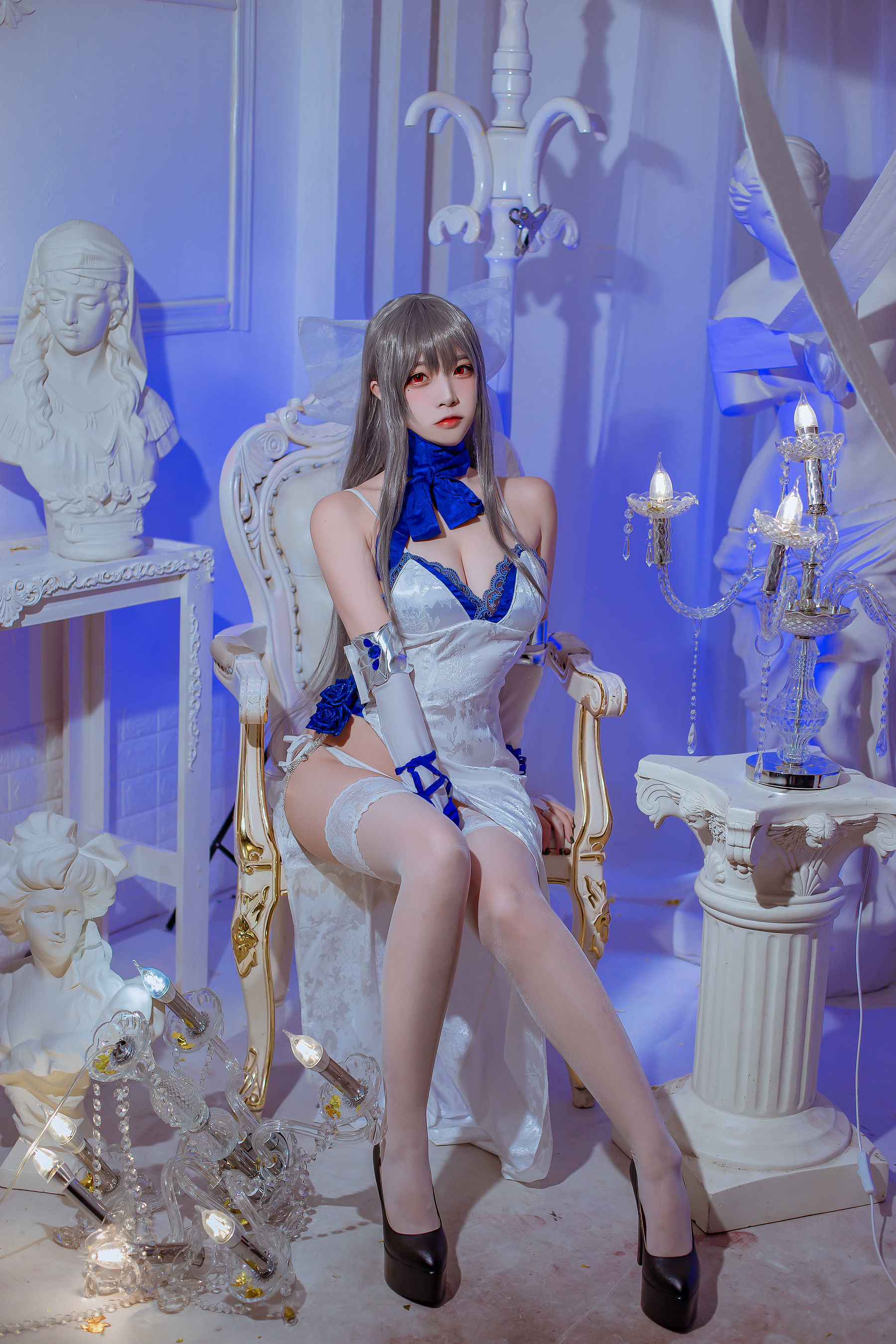 COSเบเนฟิต] Coser ยอดนิยม เอ๋อจั่ว นิซา - อัซเซอร์ เลน ชุดของ หลุยส์ที่เก้า