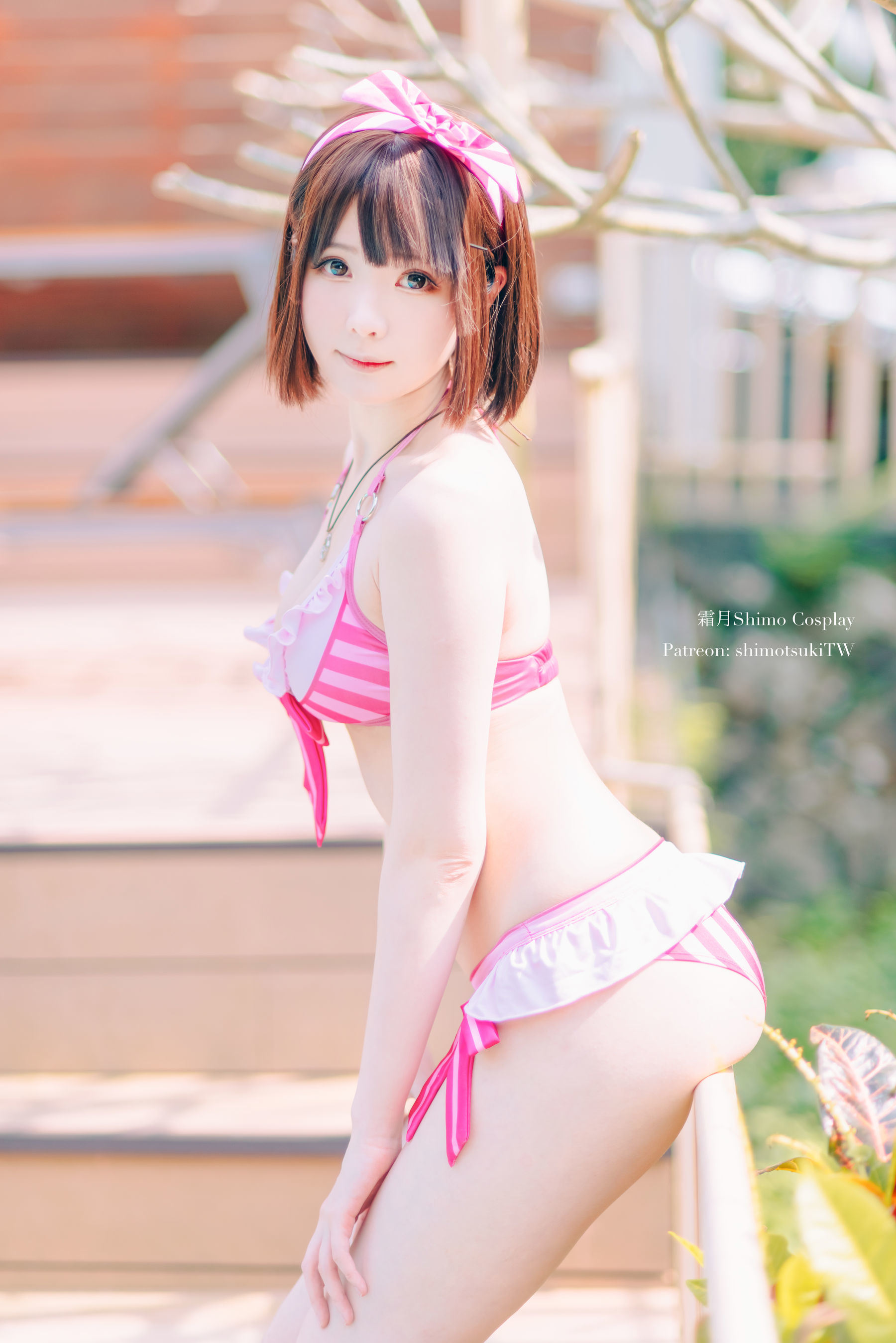คอสเพลย์ 福利] สาวเว่ยป๋อ ชิโมะ - คาโตะ เมกุมิ ชุดว่ายน้ำ