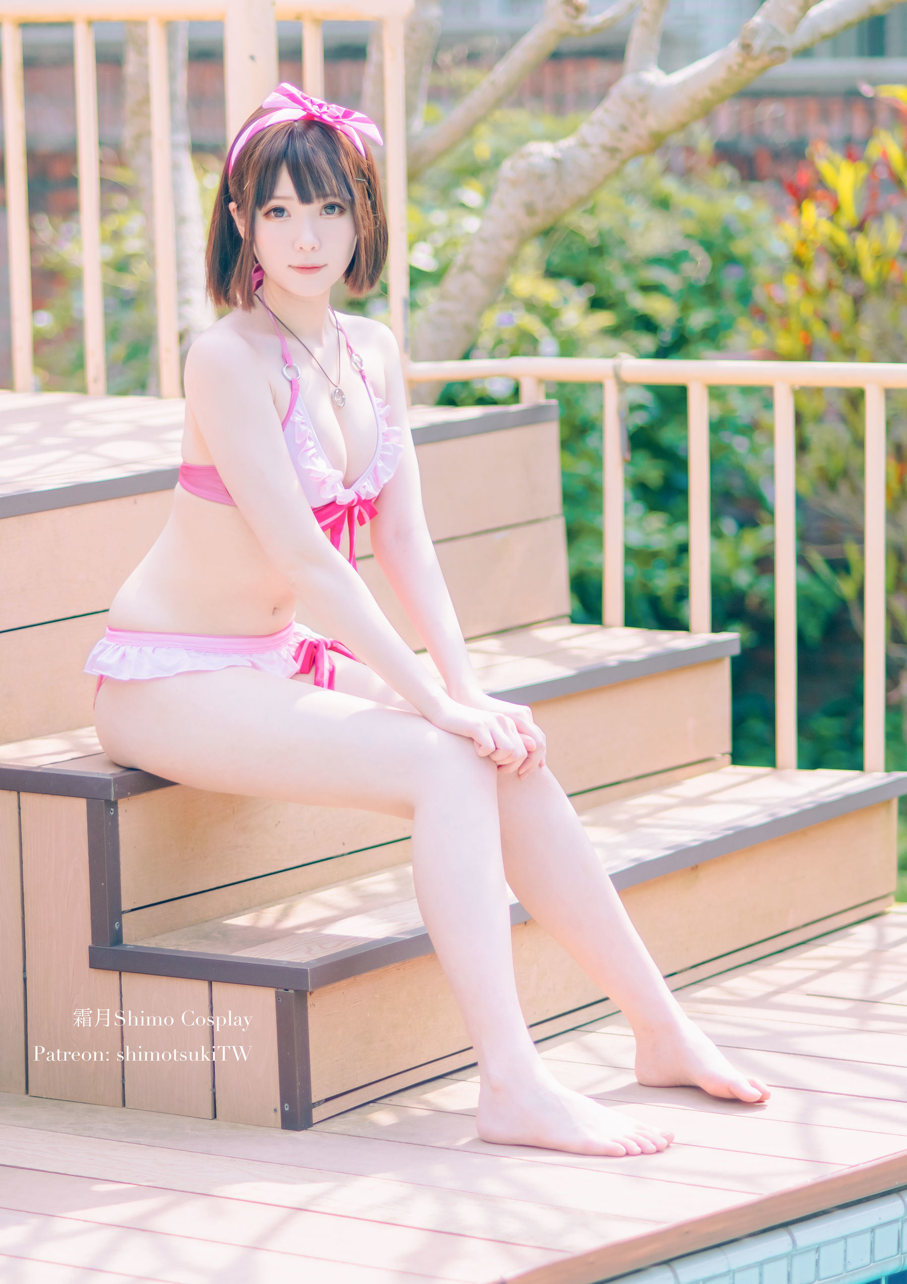 คอสเพลย์ 福利] สาวเว่ยป๋อ ชิโมะ - คาโตะ เมกุมิ ชุดว่ายน้ำ