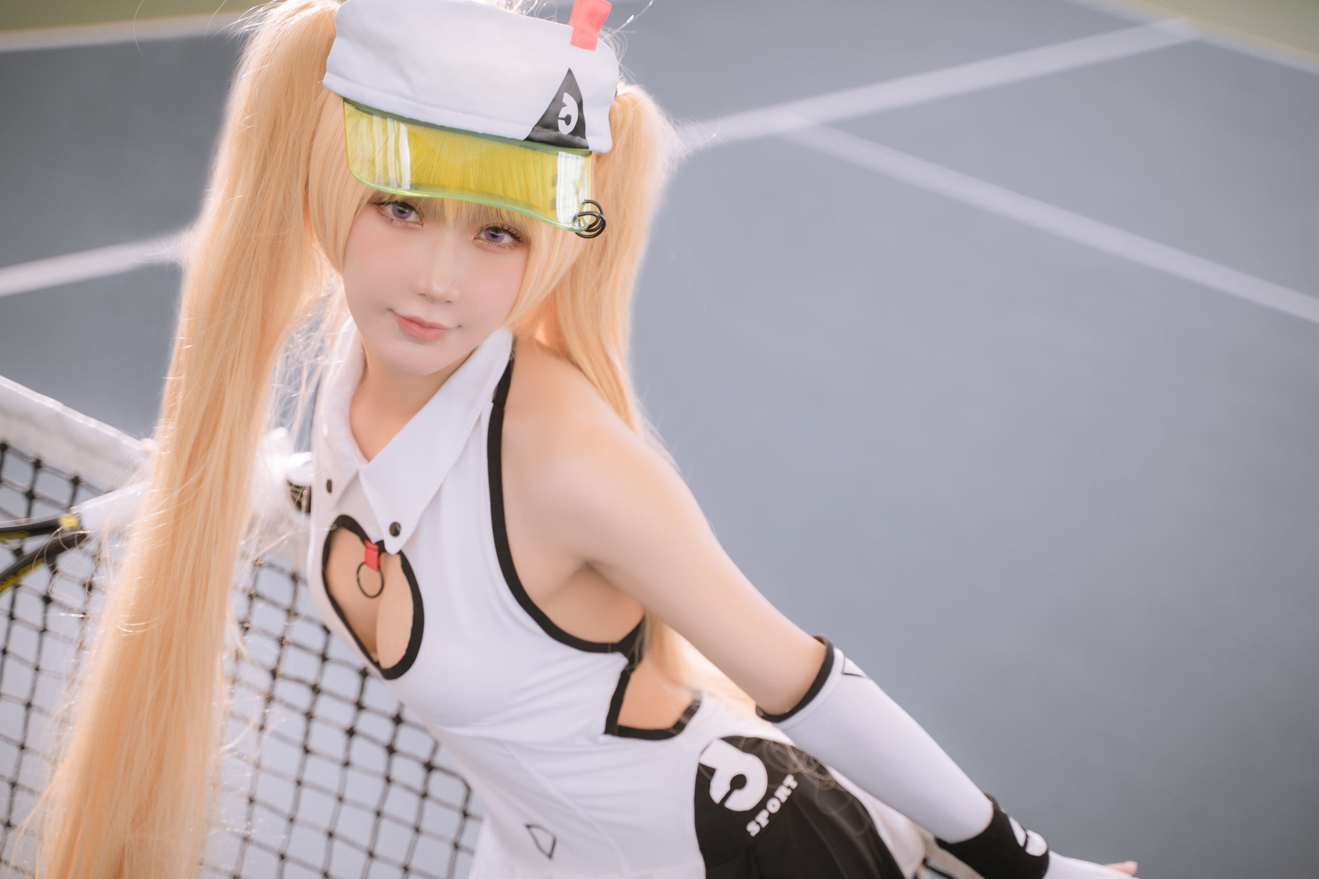 [COS福利] 动漫博主阿包也是兔娘 - 贝奇网球服