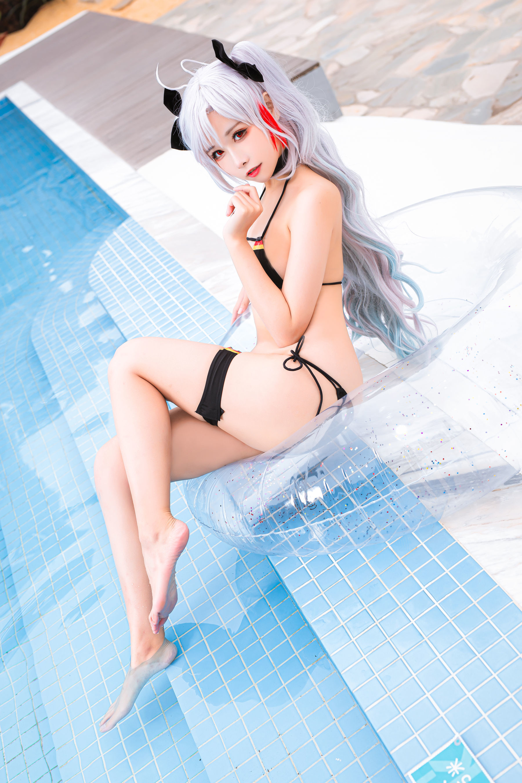 COS Phúc Lợi] Cô gái Weibo Momoko Aoi Aoi - Swimsuit của Eugen
