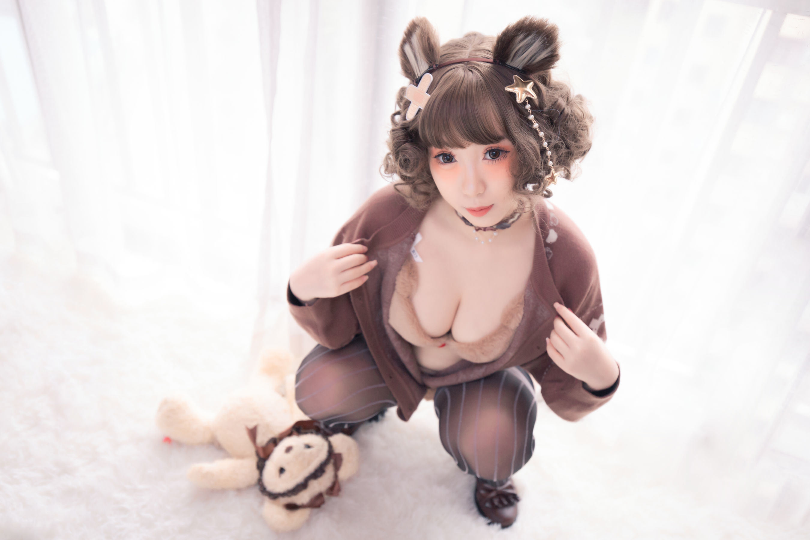コス福利] 胡桃猫クルミネコ - 熊熊