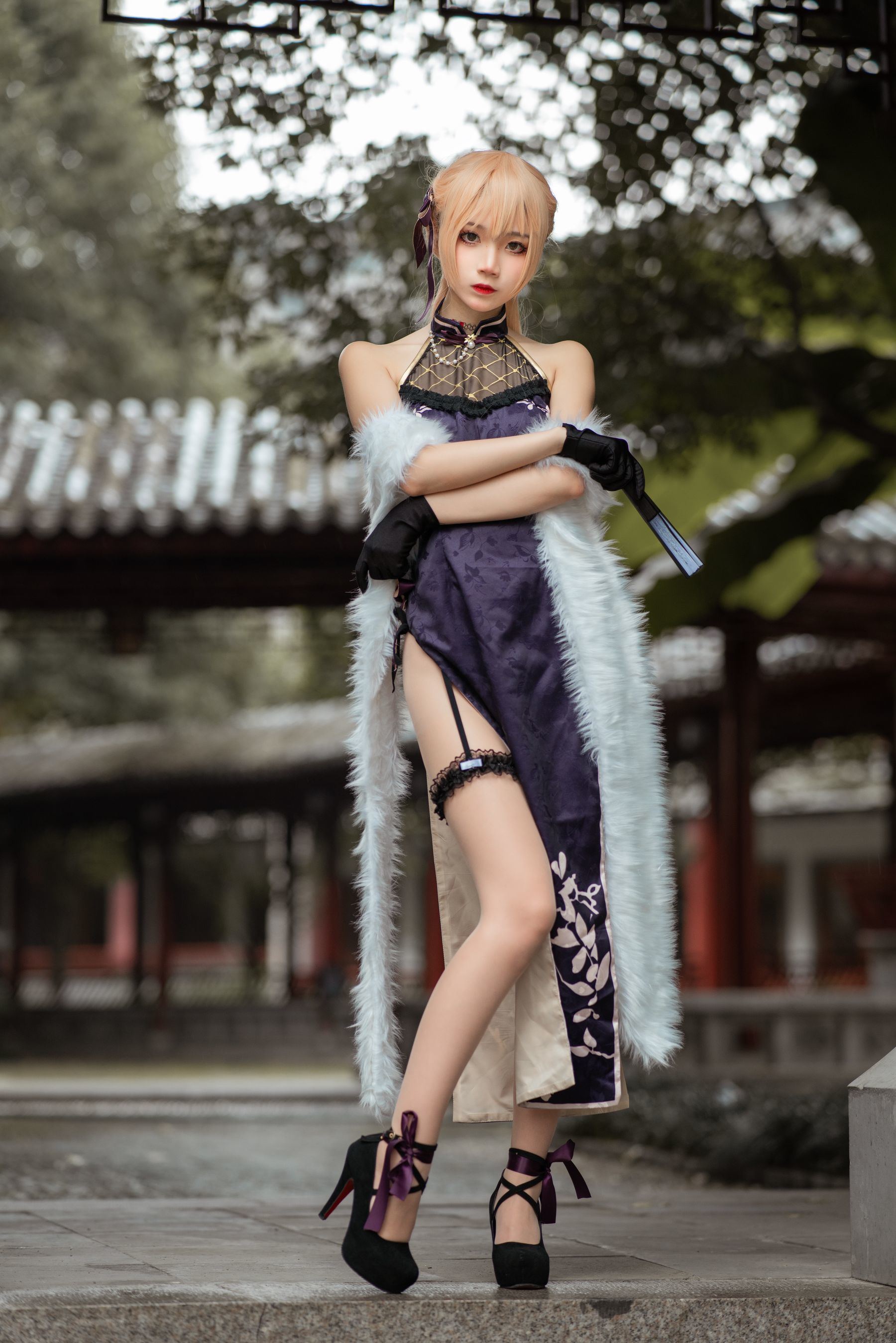 COS福利] 清純少女五更百鬼 - OTS-14旗袍