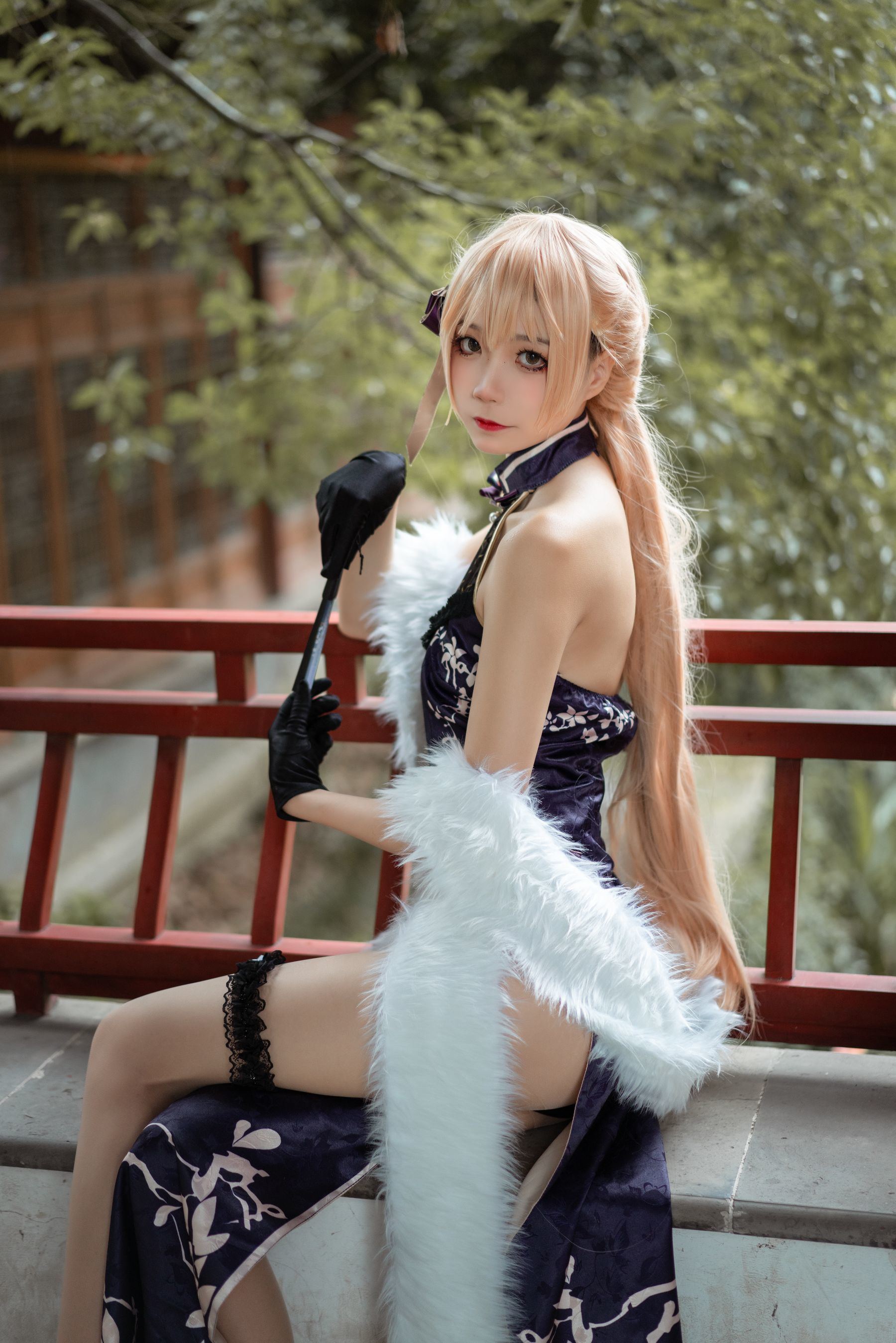 COS福利] 清純少女五更百鬼 - OTS-14旗袍