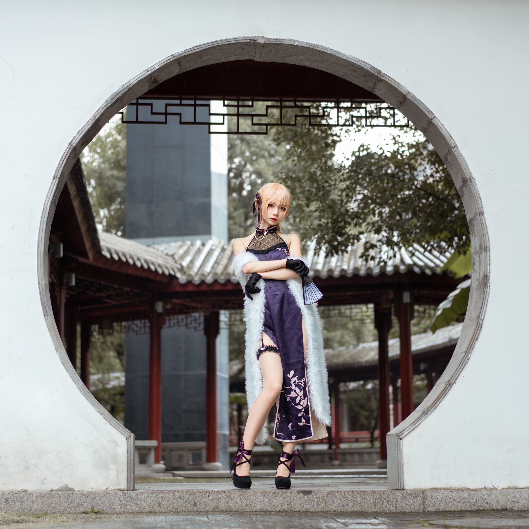 COS福利] 清純少女五更百鬼 - OTS-14旗袍