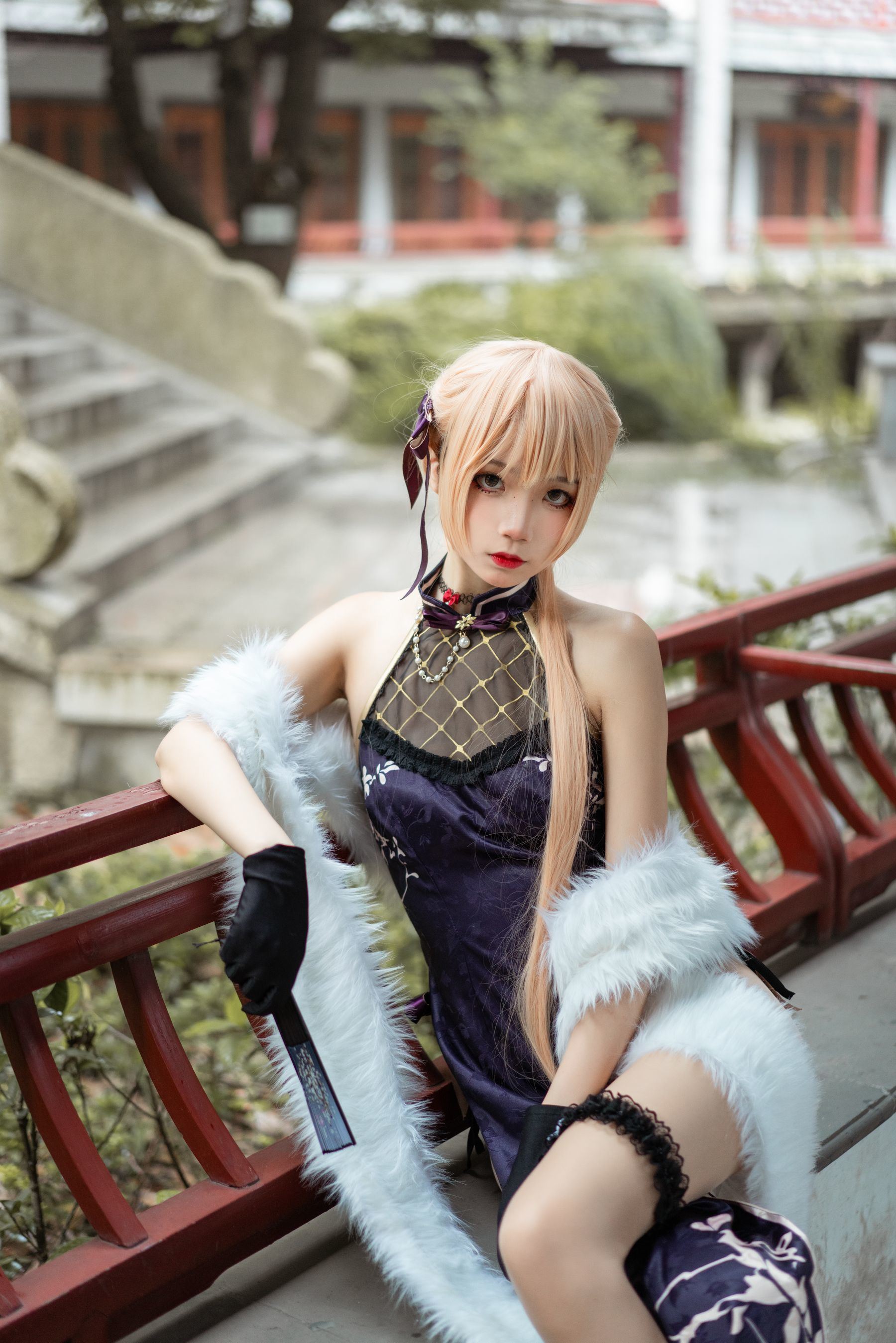 COS福利] 清純少女五更百鬼 - OTS-14旗袍