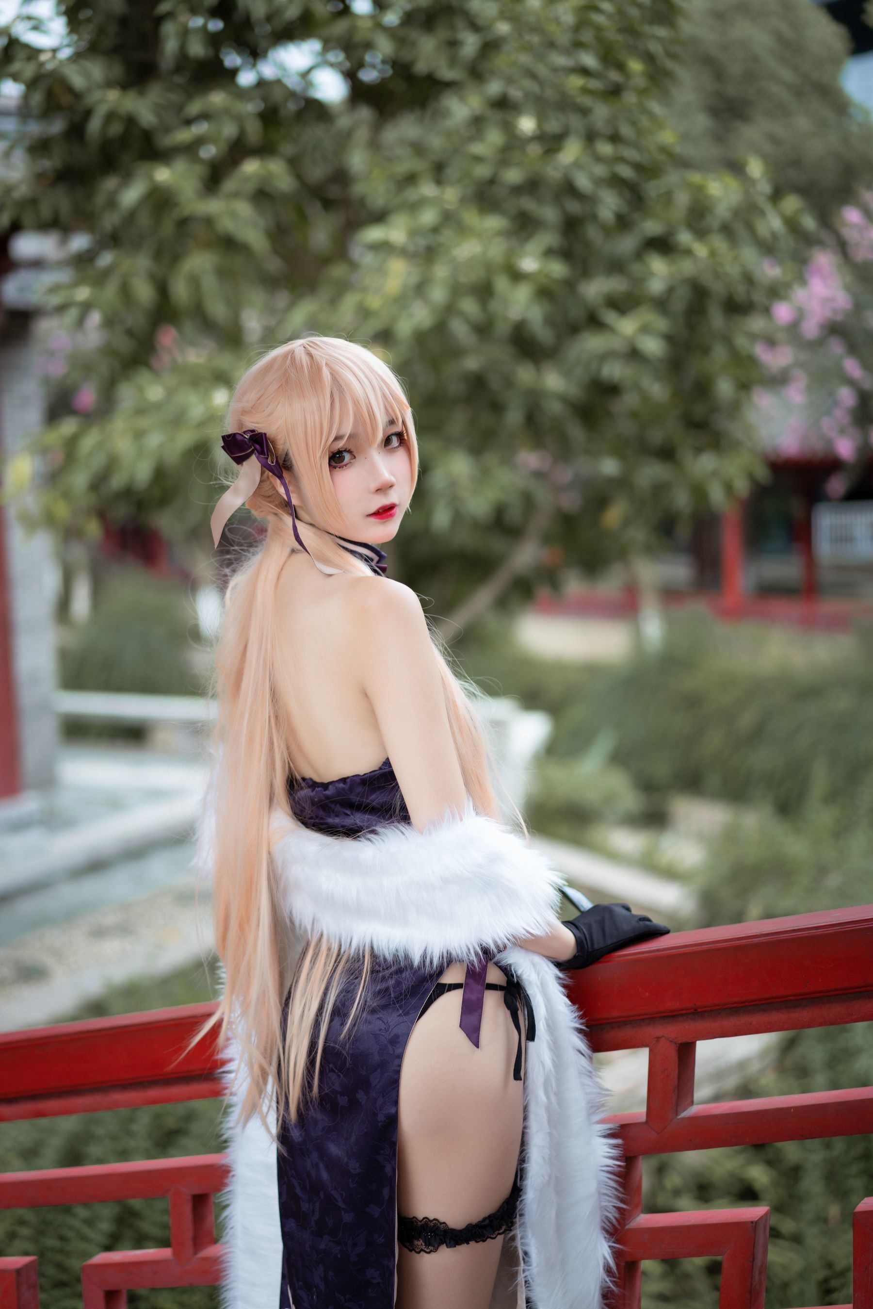 [COS福利] 清纯少女五更百鬼 - OTS-14旗袍