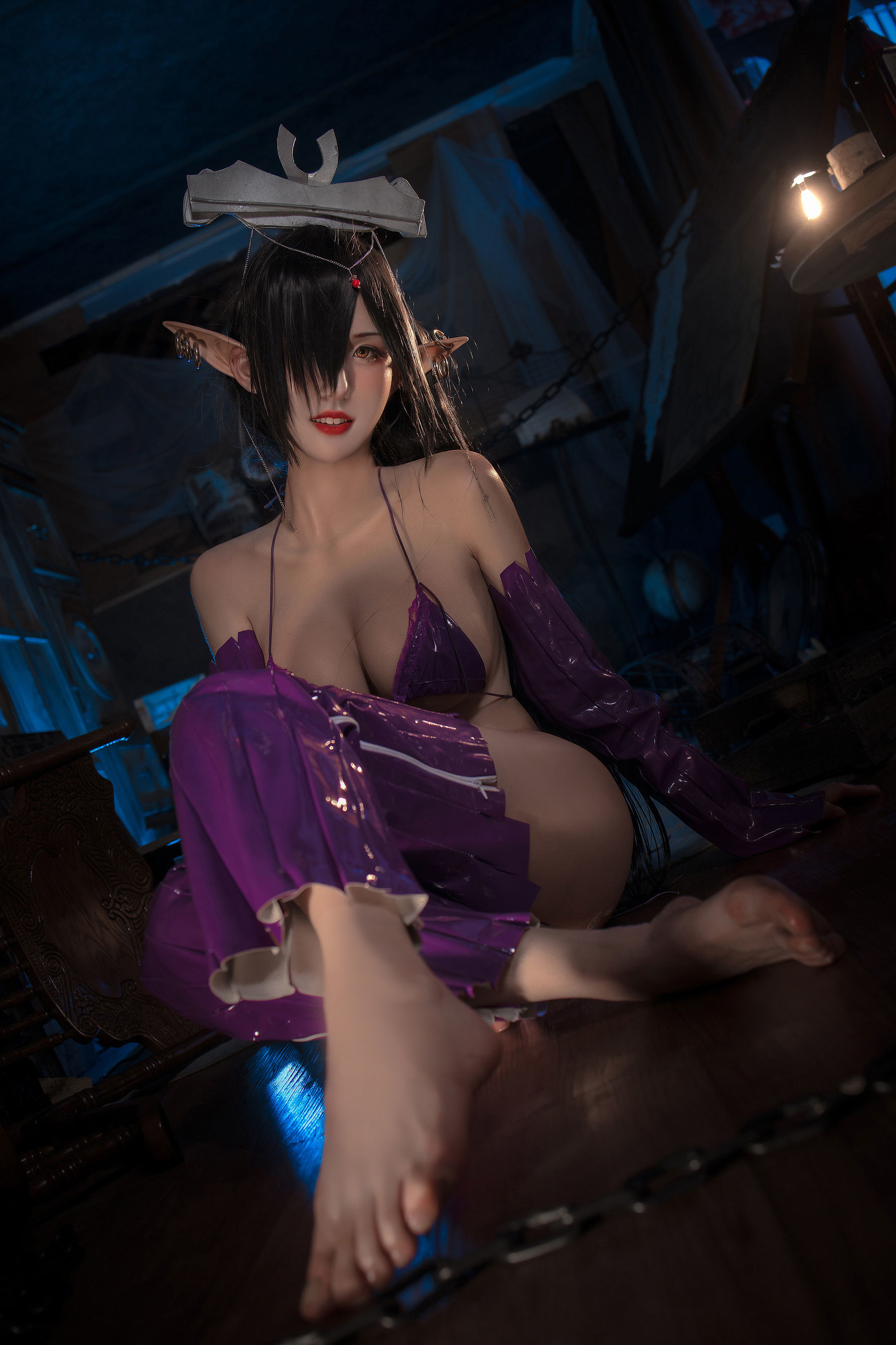 Internet Celebrity Coser Photobook] Anime Blogger Sakuramitsu - Black Beast Orika Doujin