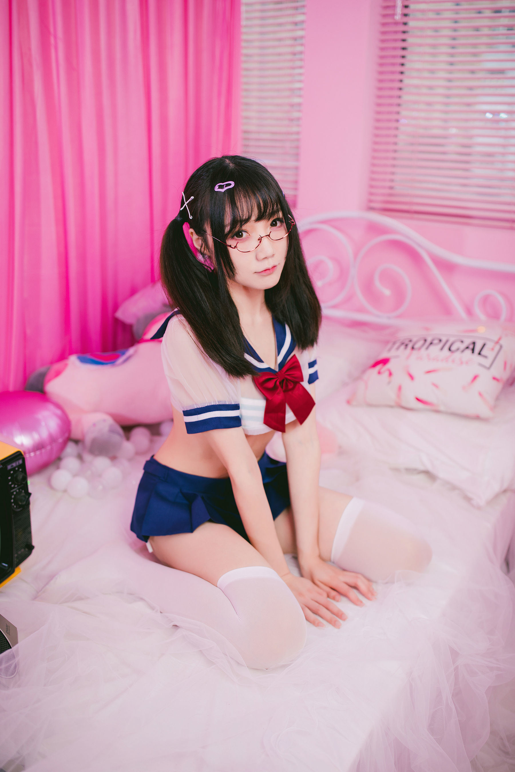 [网红COSER写真] 萝莉福利真央Mao - JK