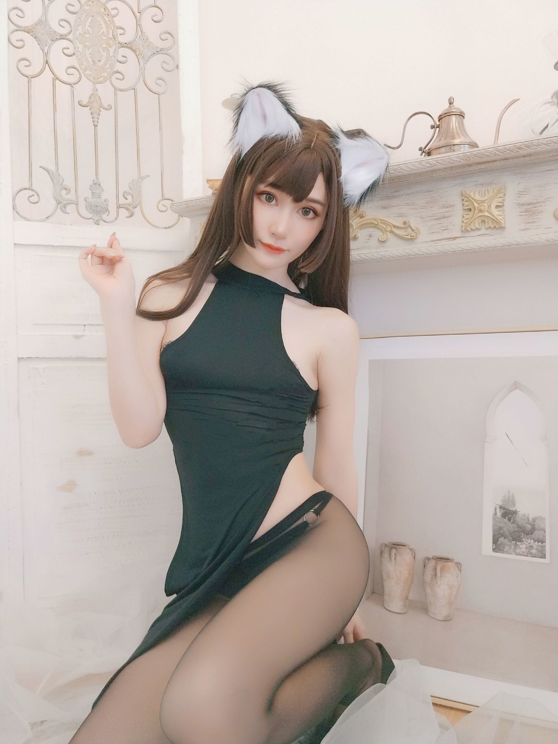 [网红COSER写真] 木之本果 - 黒猫の彼女