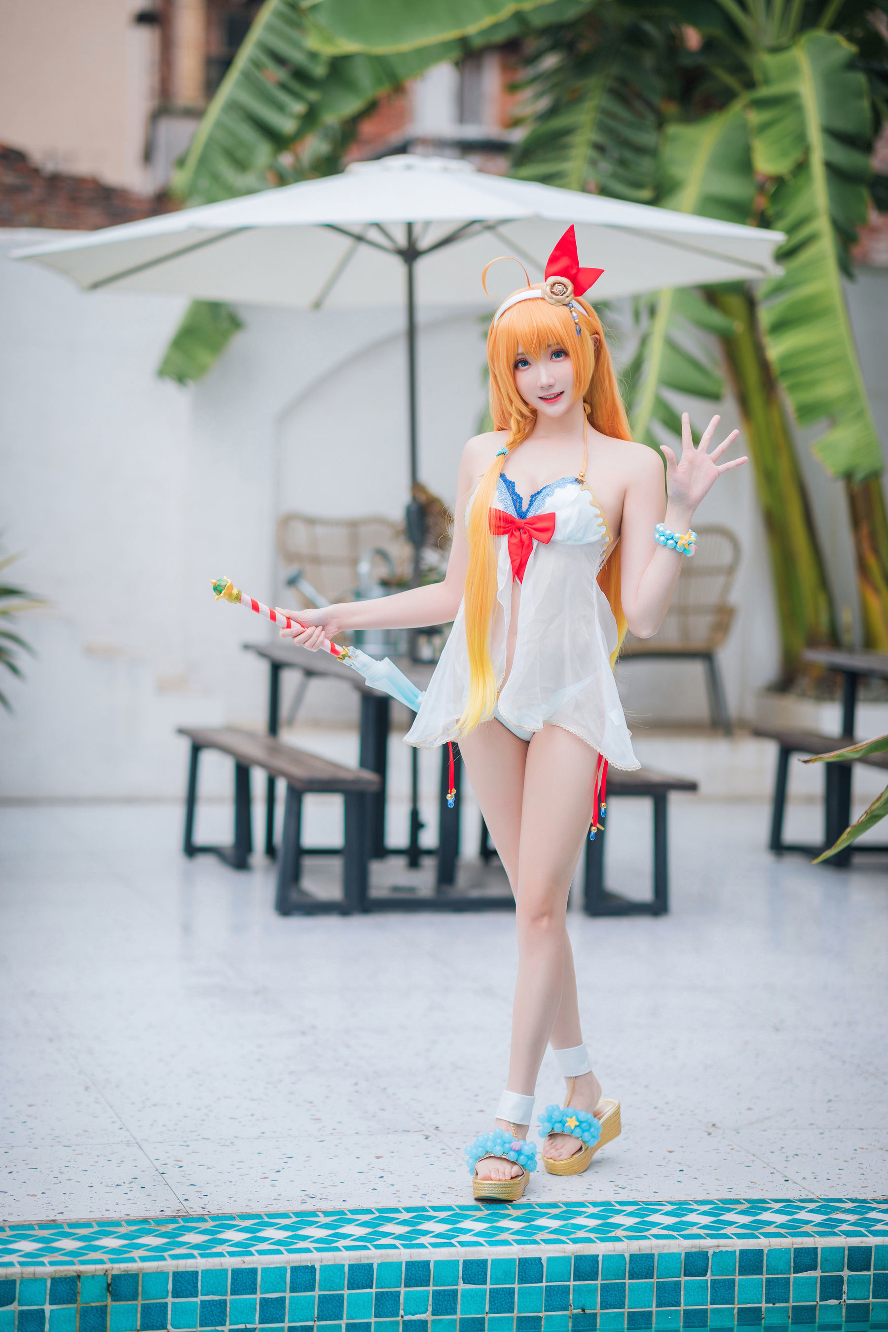 เน็ตไอดอล โคเซอร์ ภาพถ่าย] Coser กัวซีจาง สิทธิพิเศษ - ปรินเซส คอนเน็คต์ ฤดูร้อน โอสามไค
