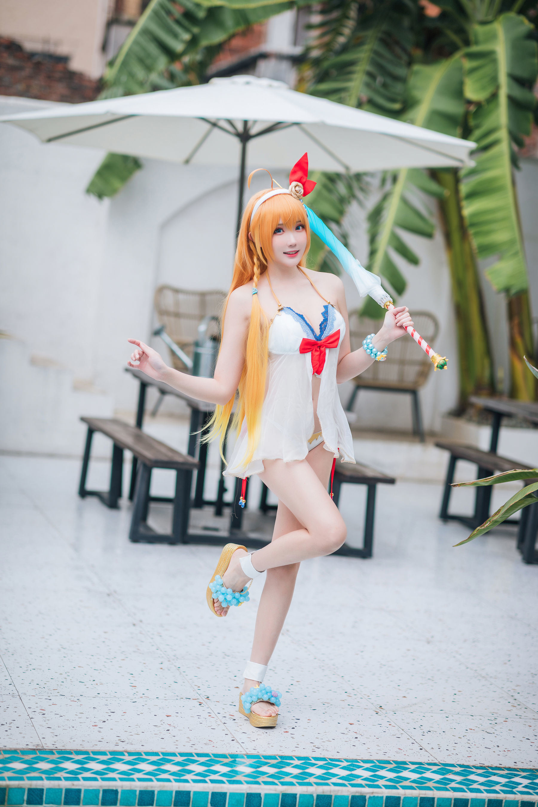 เน็ตไอดอล โคเซอร์ ภาพถ่าย] Coser กัวซีจาง สิทธิพิเศษ - ปรินเซส คอนเน็คต์ ฤดูร้อน โอสามไค