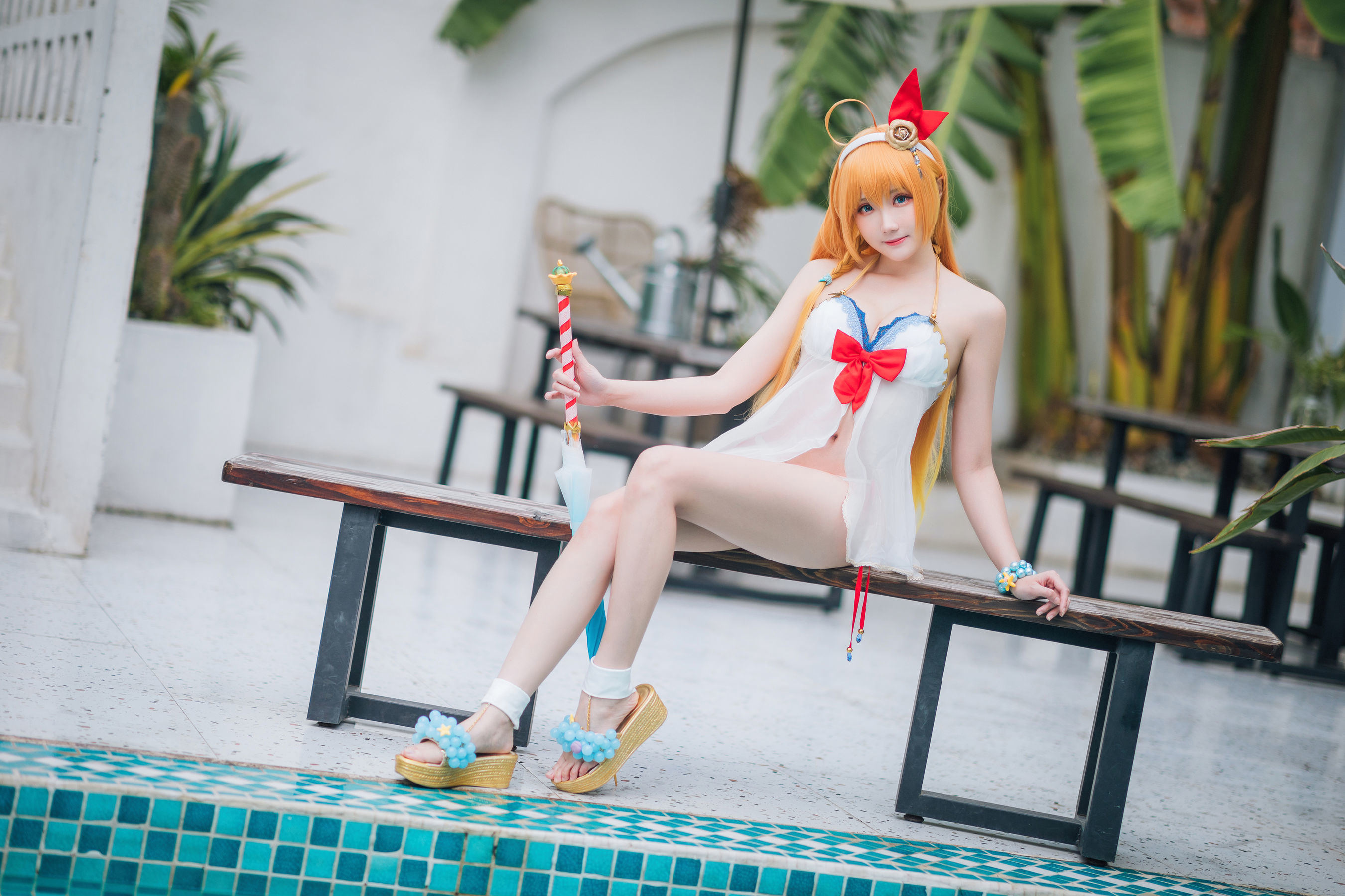 เน็ตไอดอล โคเซอร์ ภาพถ่าย] Coser กัวซีจาง สิทธิพิเศษ - ปรินเซส คอนเน็คต์ ฤดูร้อน โอสามไค