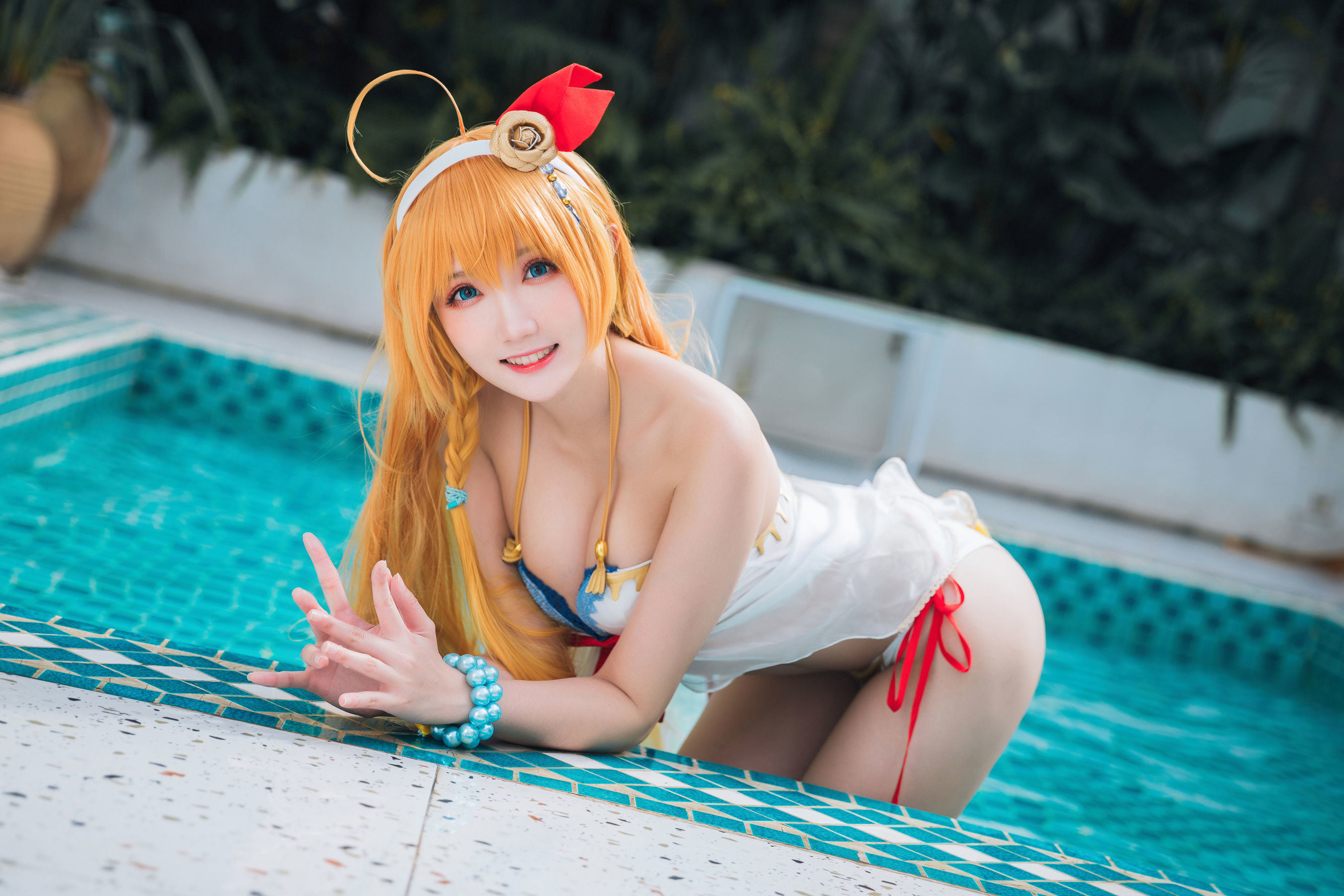 เน็ตไอดอล โคเซอร์ ภาพถ่าย] Coser กัวซีจาง สิทธิพิเศษ - ปรินเซส คอนเน็คต์ ฤดูร้อน โอสามไค
