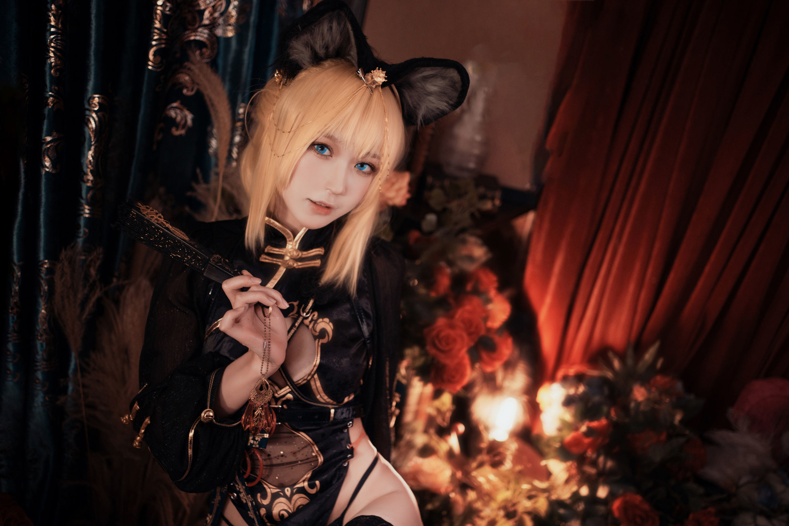 Anime blogger Abao is also a bunny girl - only your qipao