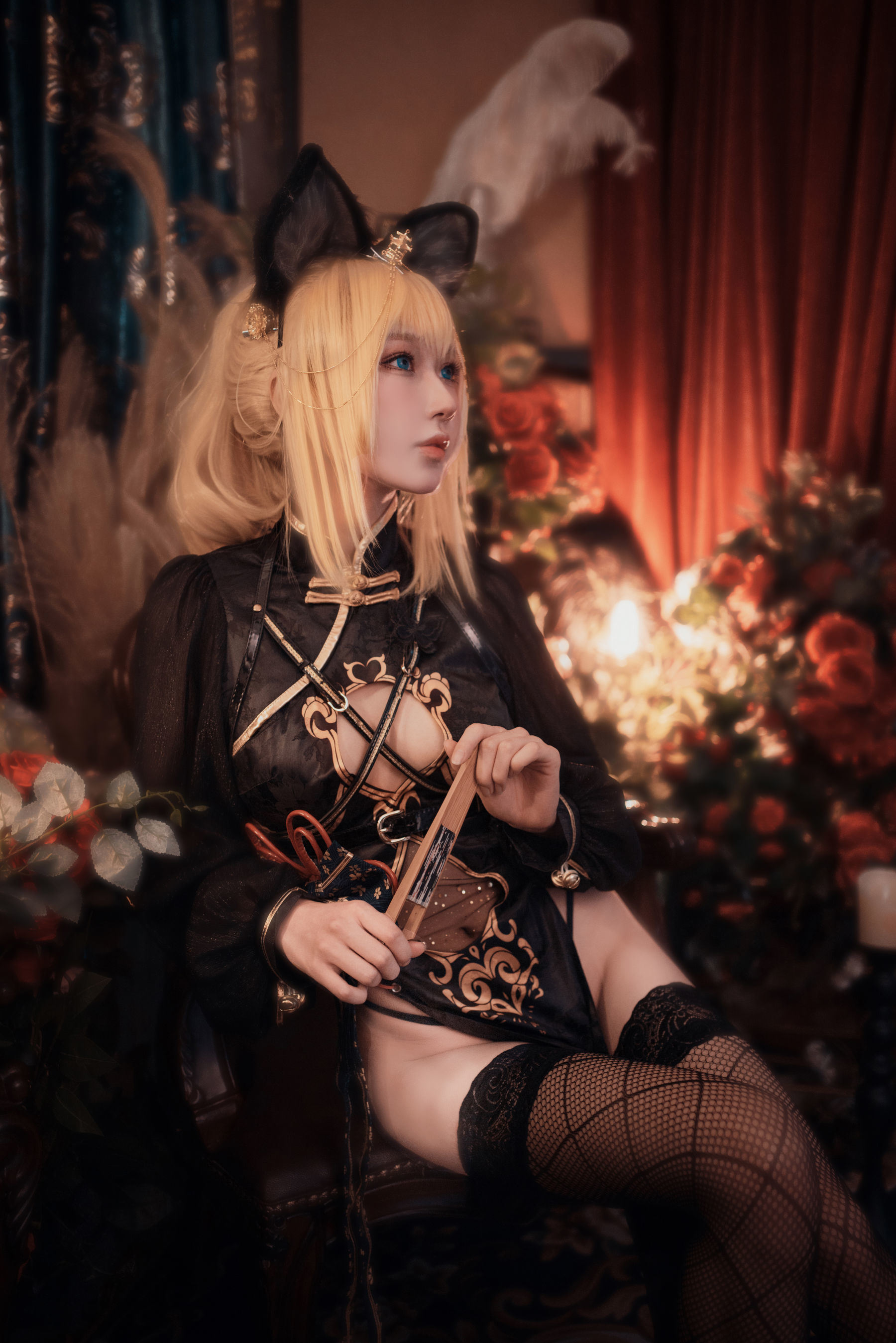 Anime blogger Abao is also a bunny girl - only your qipao